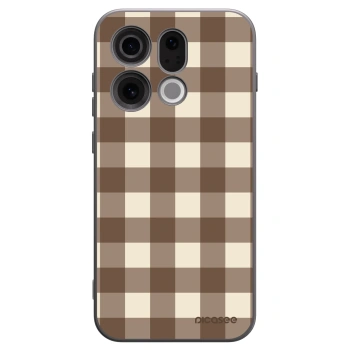 Ovitek za OPPO Find X9 - Brown grid