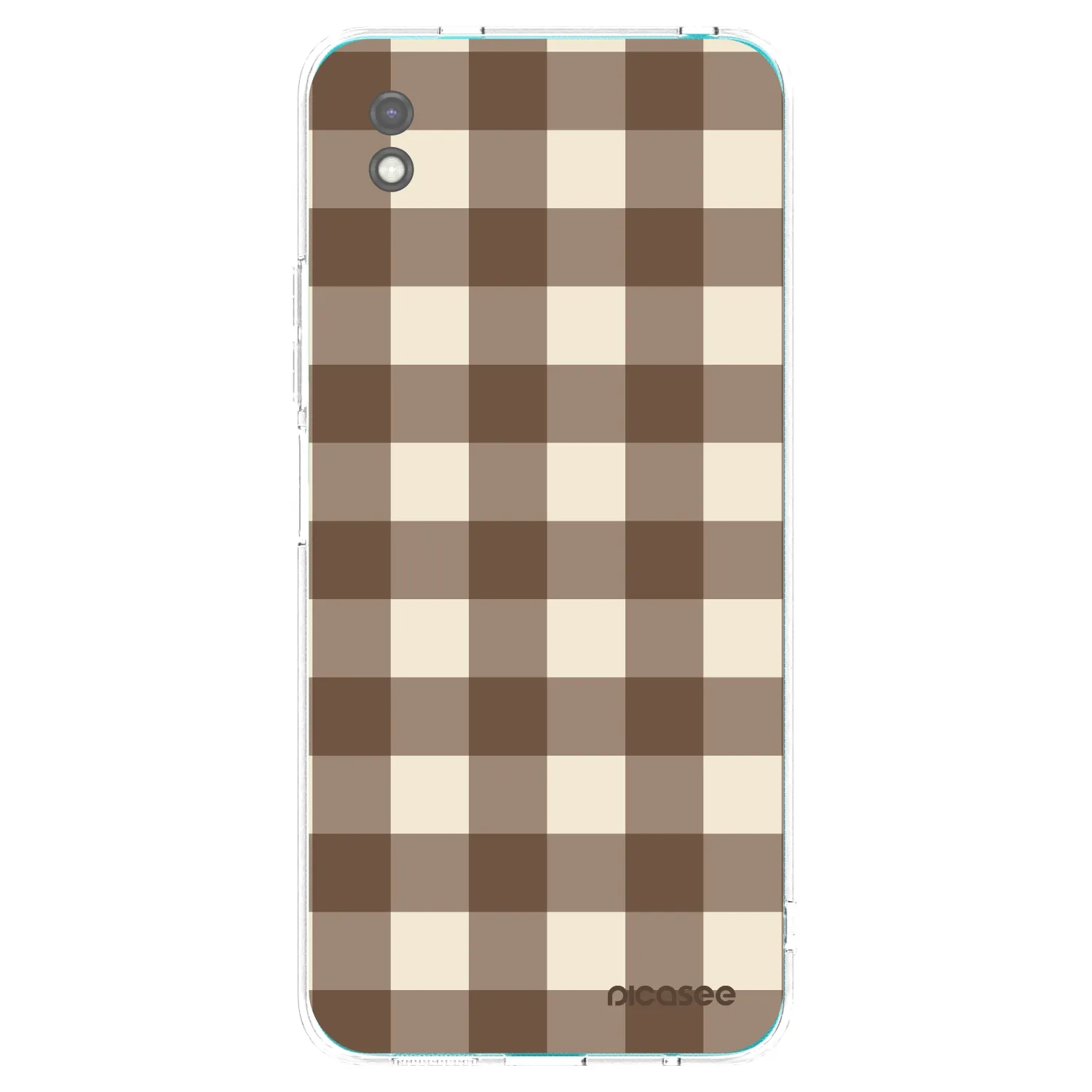 Picasee silikonski črni ovitek za Xiaomi Redmi 9A - Brown grid