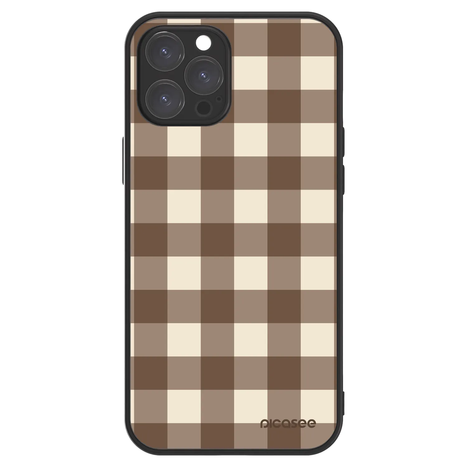 Picasee ULTIMATE CASE za Apple iPhone 12 Pro Max - Brown grid