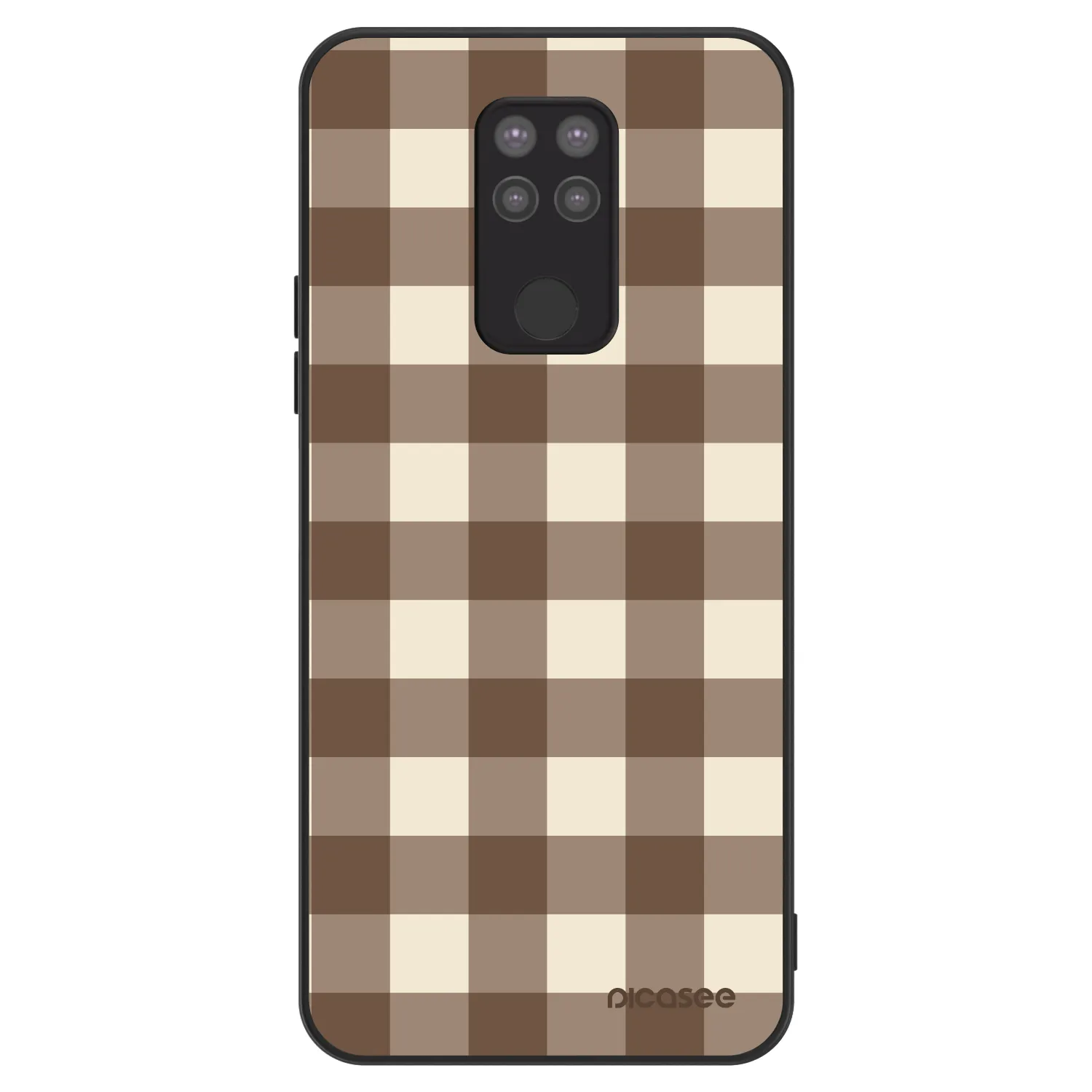 Picasee ULTIMATE CASE za Xiaomi Redmi Note 9 - Brown grid