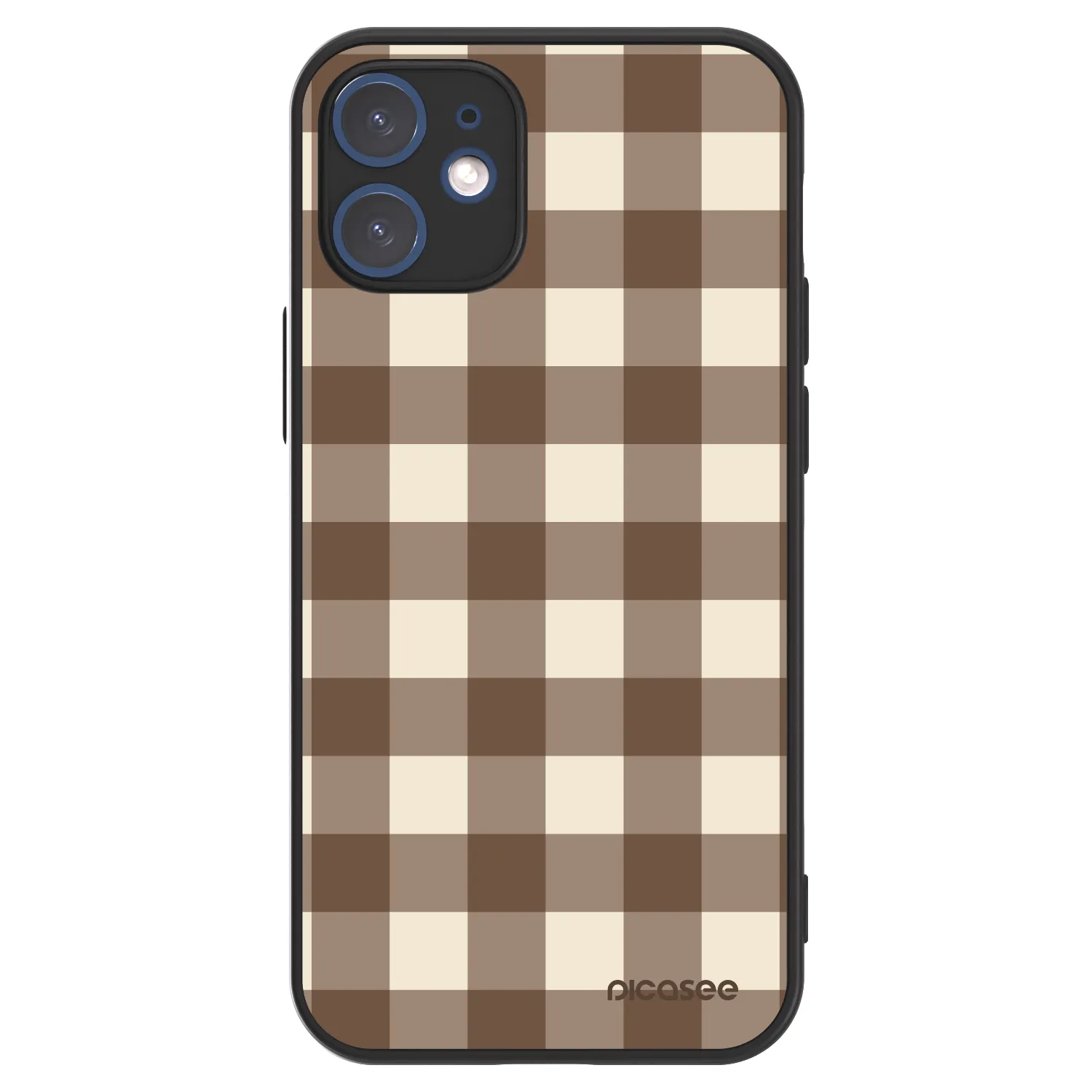 Picasee ULTIMATE CASE za Apple iPhone 12 mini - Brown grid