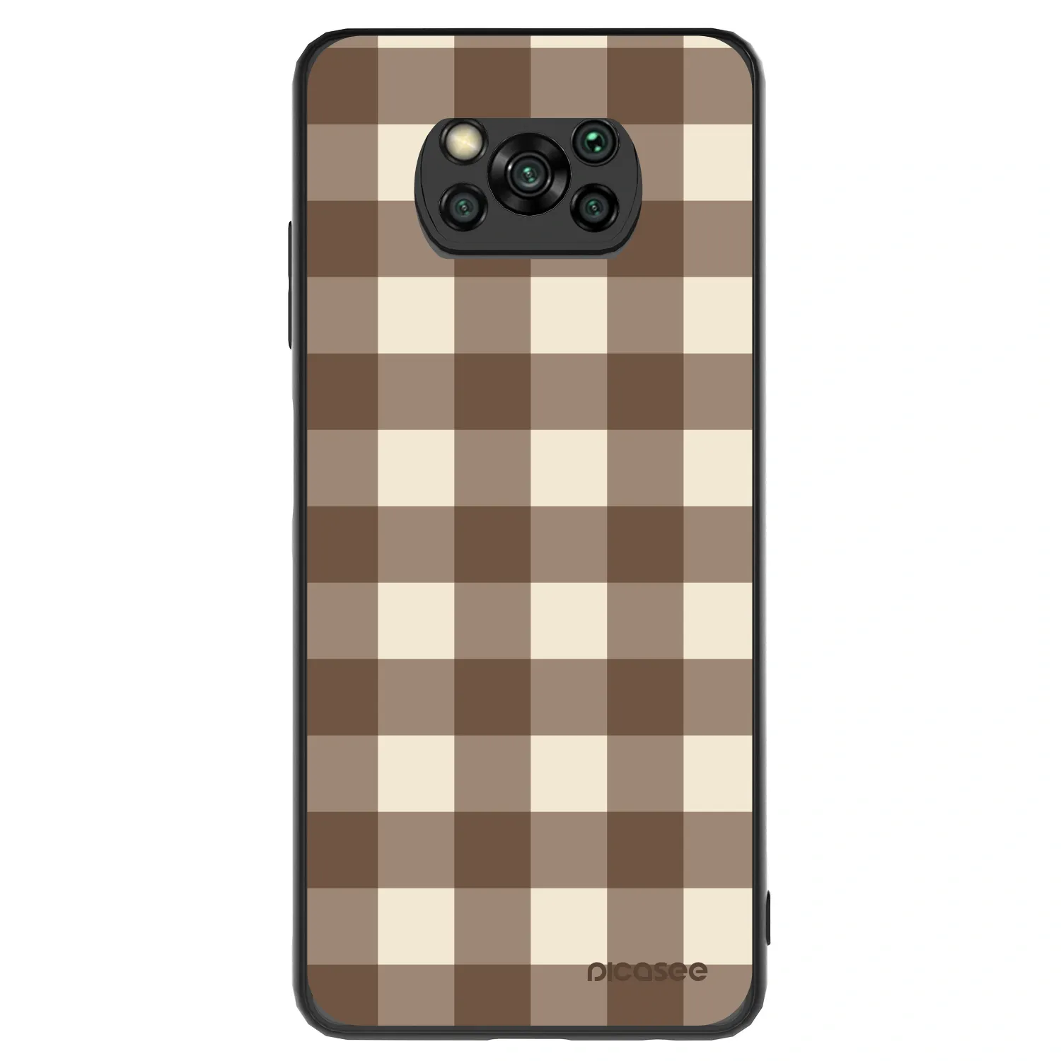 Picasee ULTIMATE CASE za Xiaomi Poco X3 - Brown grid
