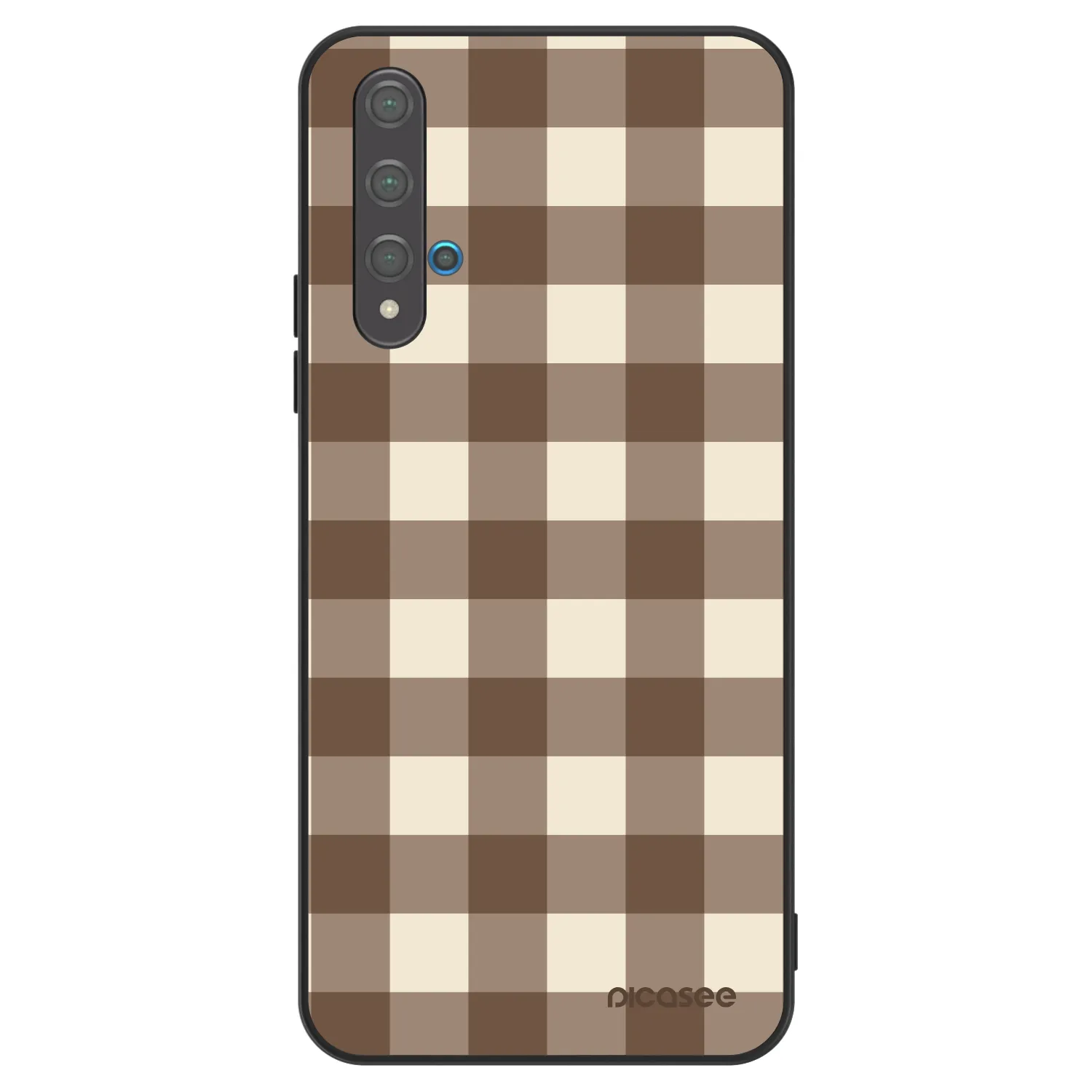 Picasee ULTIMATE CASE za Huawei Nova 5T - Brown grid