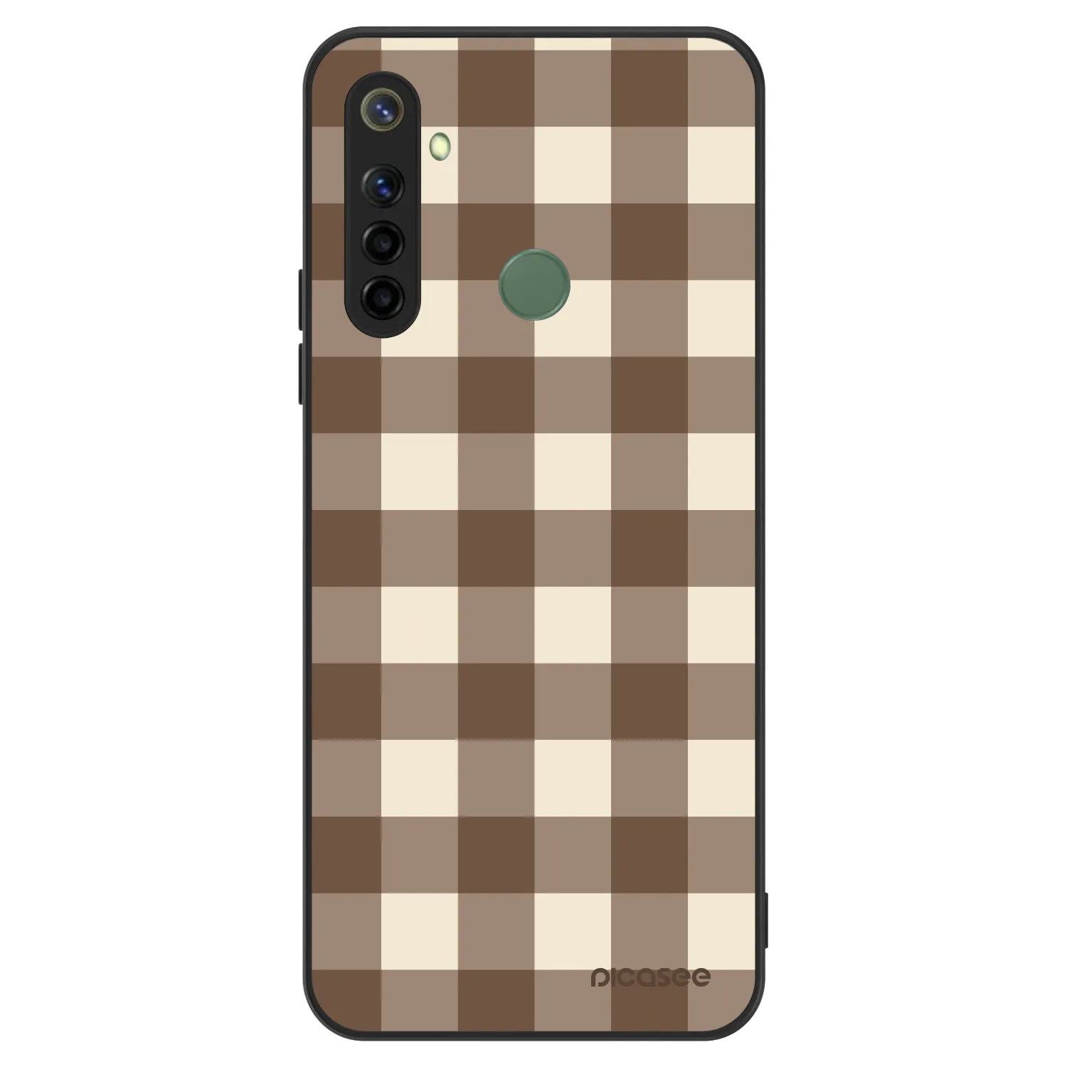 Picasee ULTIMATE CASE za Realme 6i - Brown grid