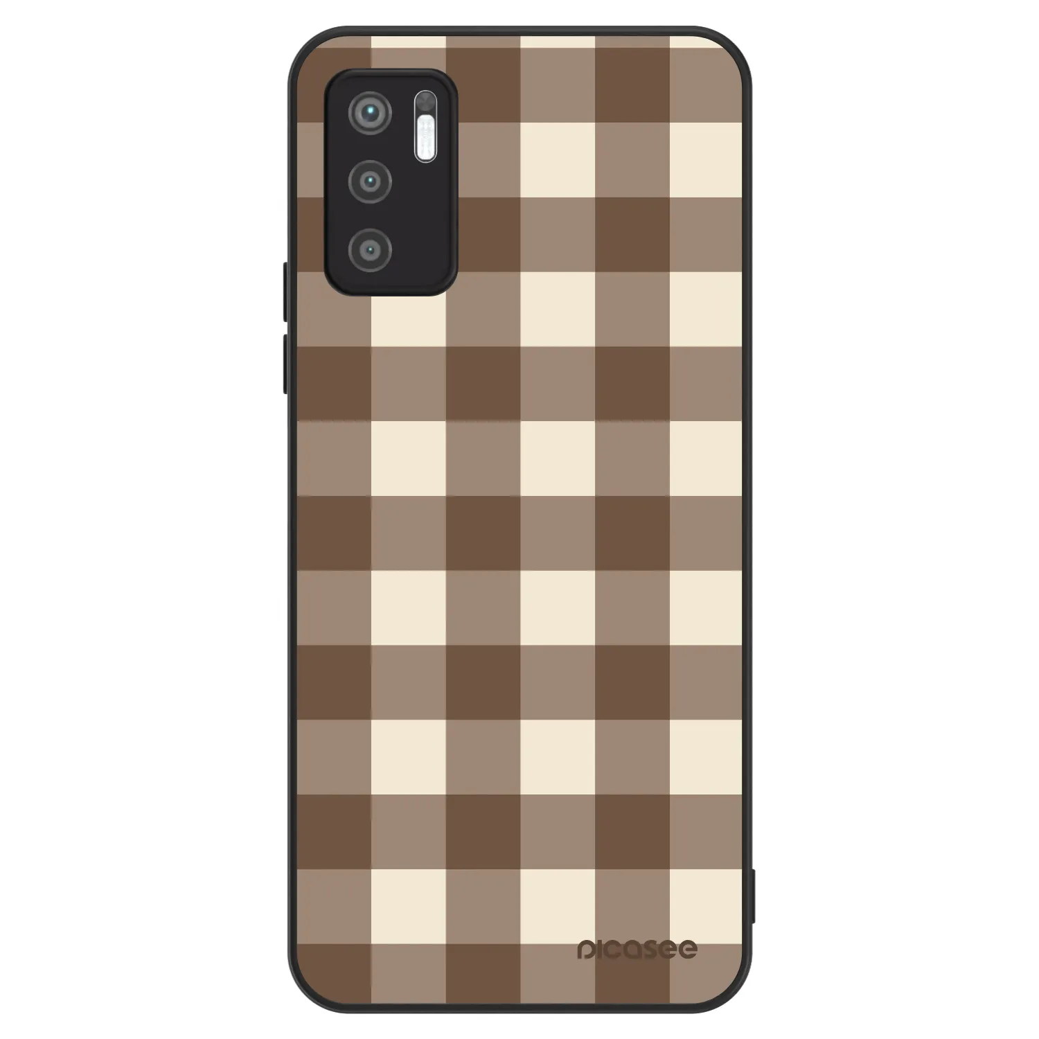 Picasee ULTIMATE CASE za Xiaomi Redmi Note 10 5G - Brown grid
