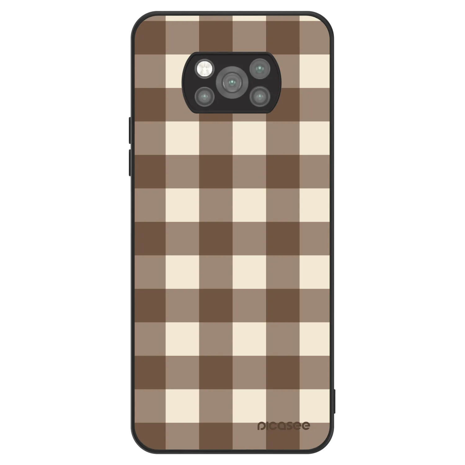 Picasee ULTIMATE CASE za Xiaomi Poco X3 Pro - Brown grid