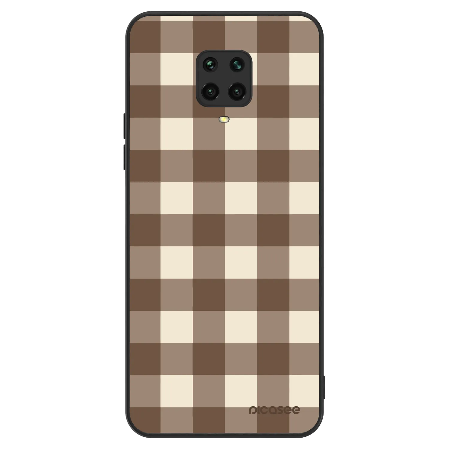 Picasee ULTIMATE CASE za Xiaomi Redmi Note 9S - Brown grid