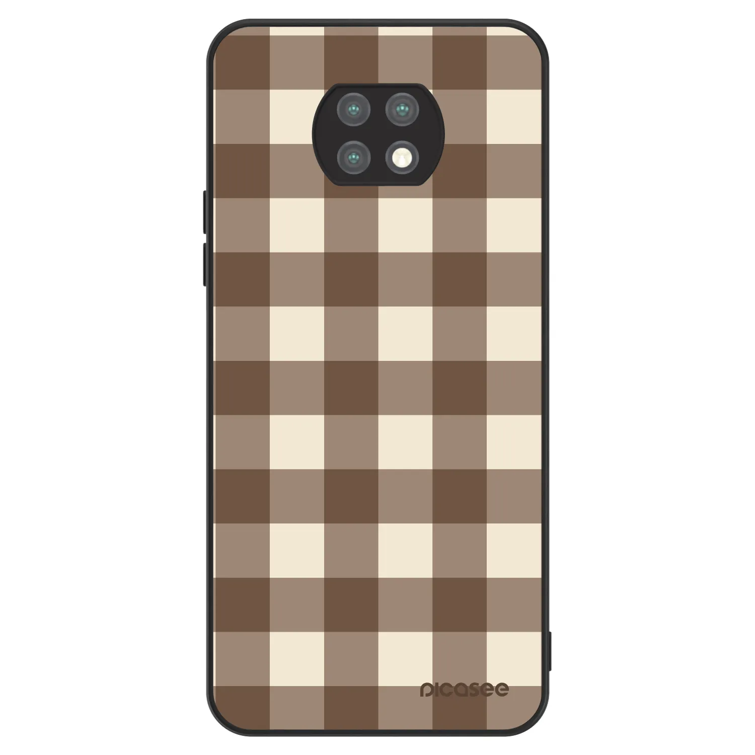 Picasee ULTIMATE CASE za Xiaomi Redmi Note 9T - Brown grid