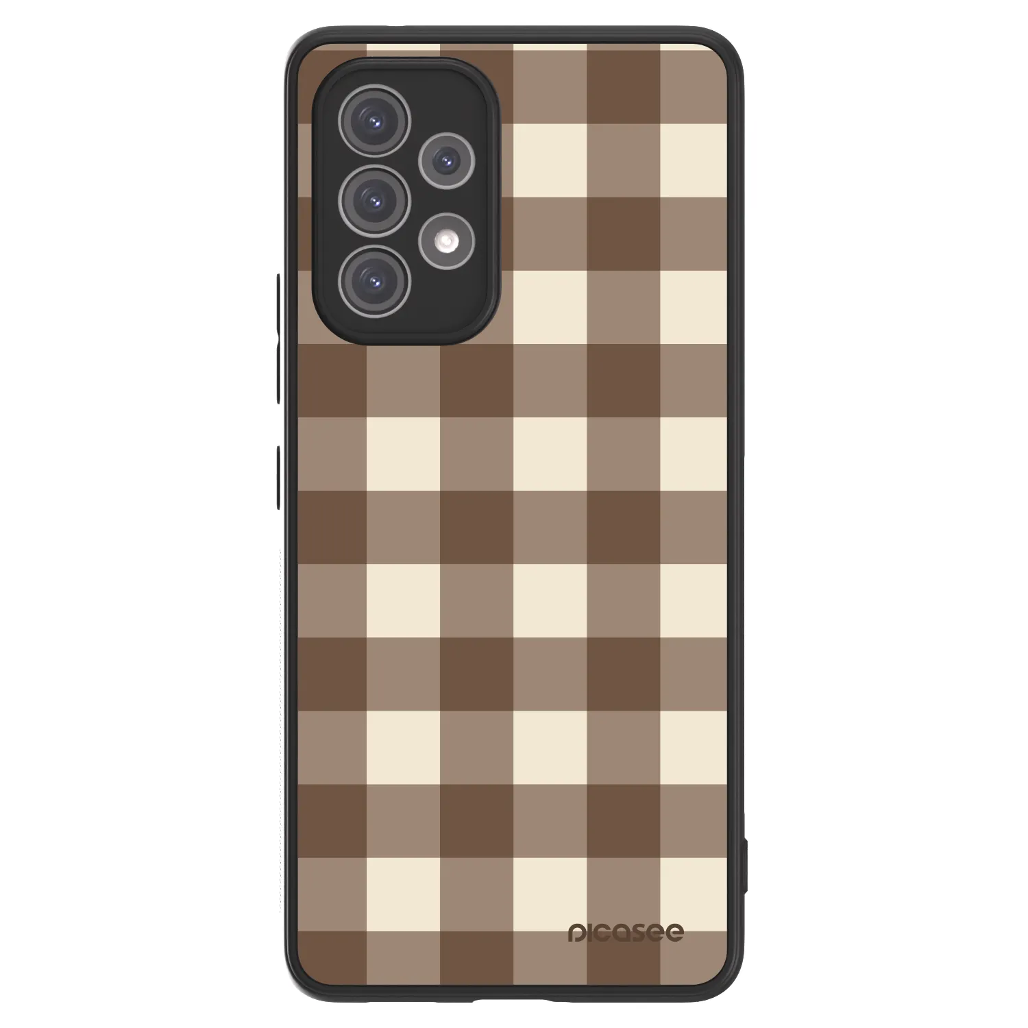 Picasee ULTIMATE CASE za Samsung Galaxy A52s 5G A528B - Brown grid