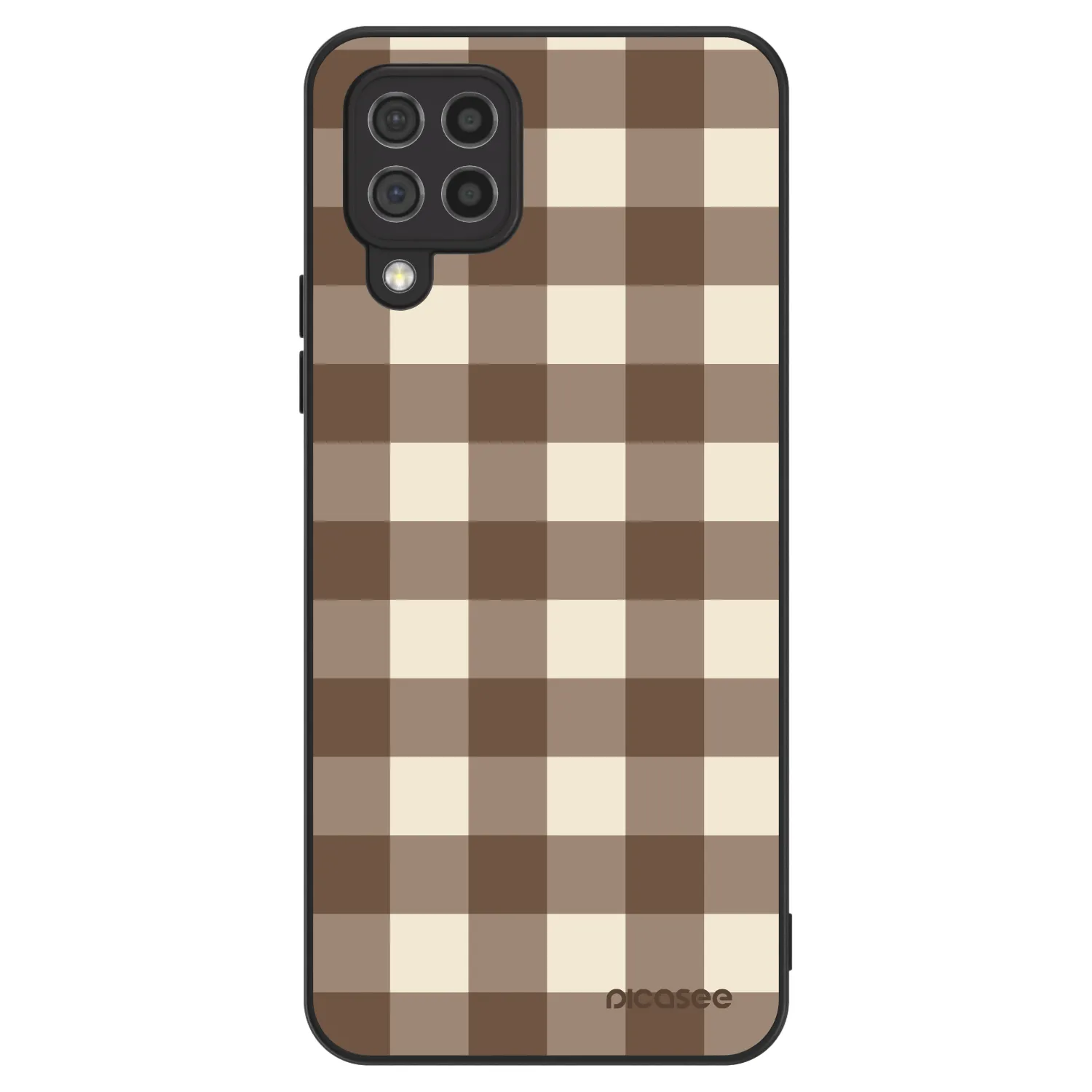 Picasee ULTIMATE CASE za Samsung Galaxy A22 A225F 4G - Brown grid