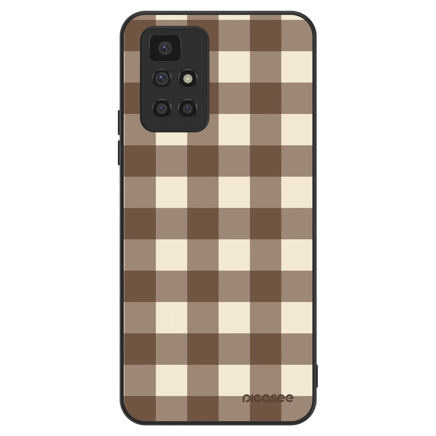 Picasee ULTIMATE CASE za Xiaomi Redmi 10 - Brown grid