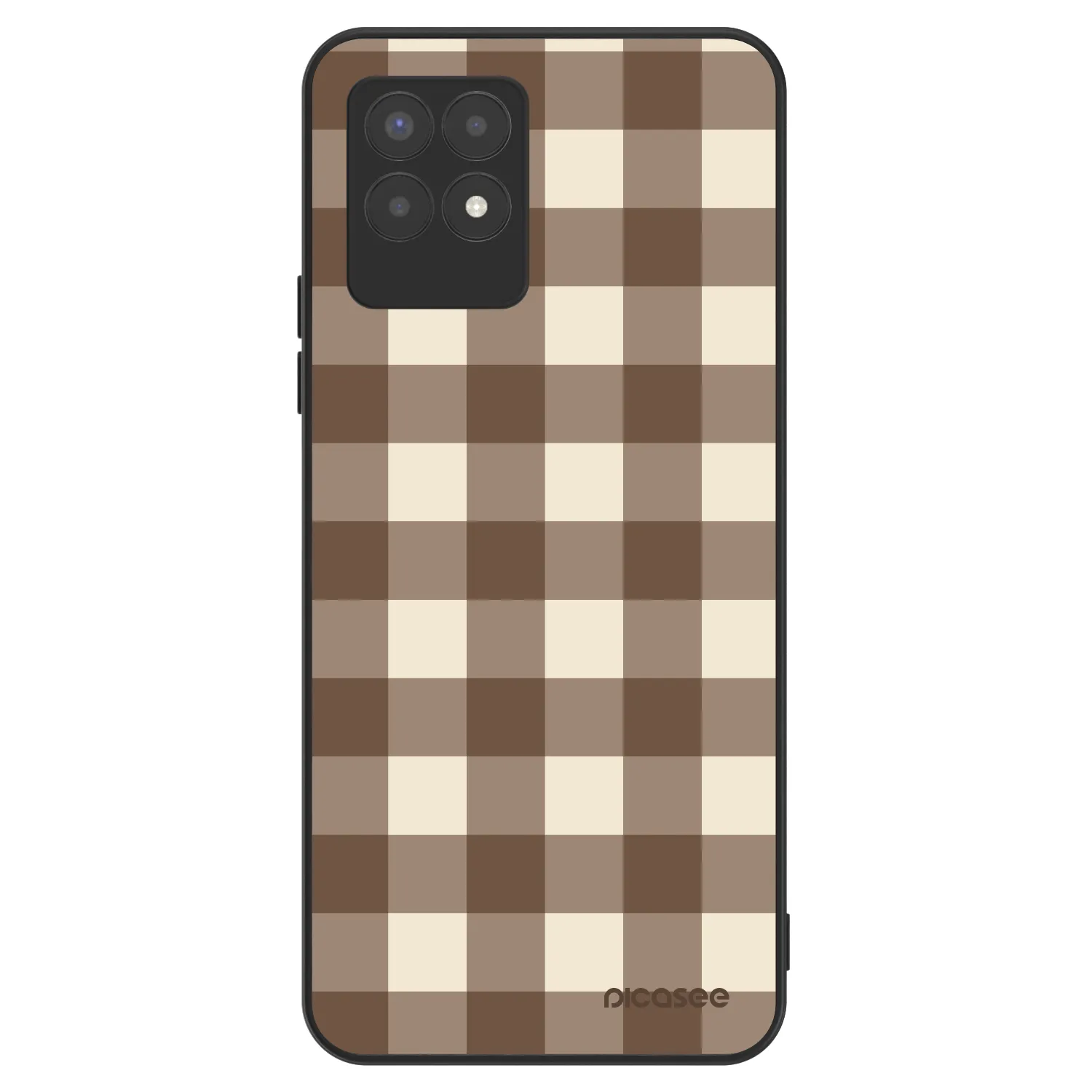 Picasee ULTIMATE CASE za Realme 8i - Brown grid