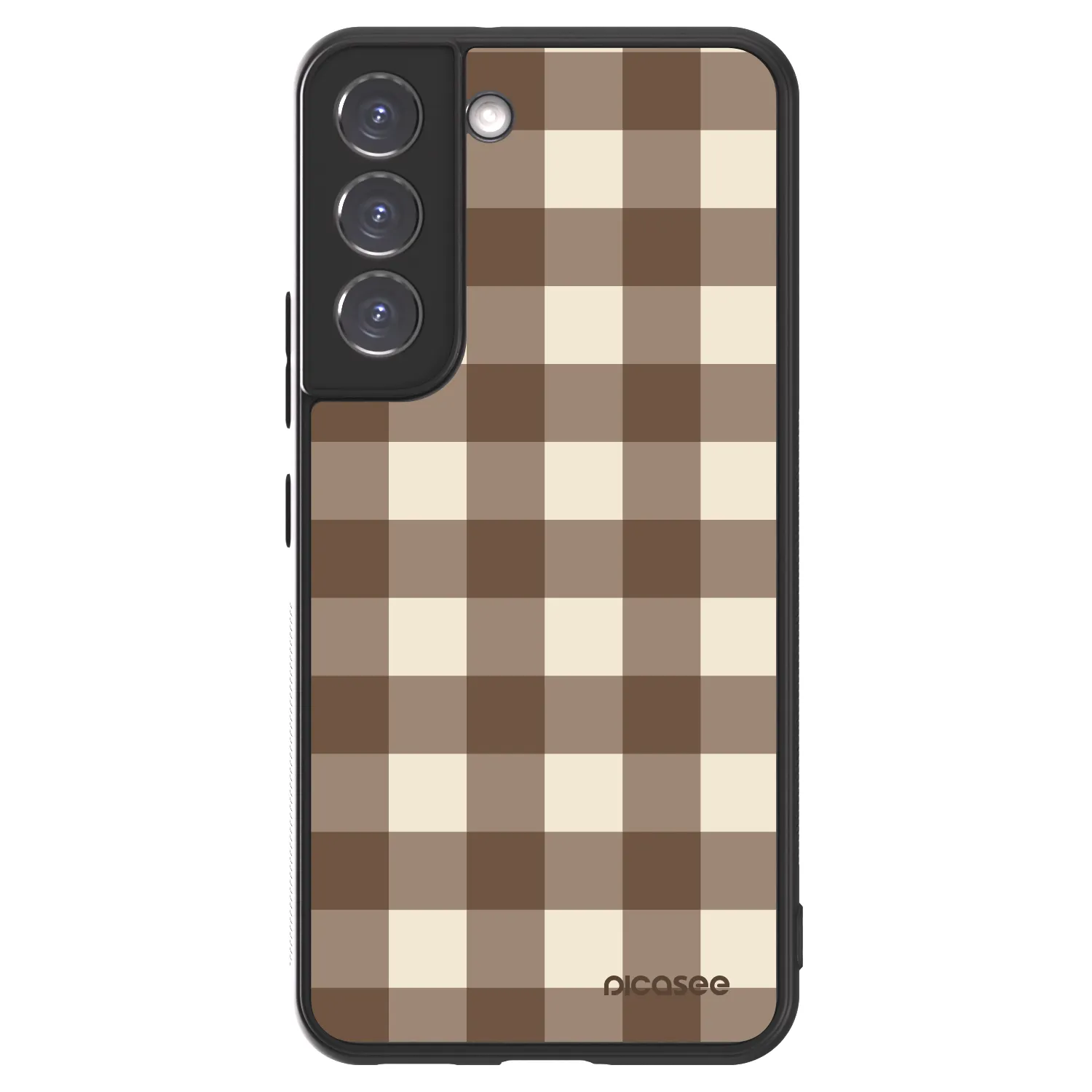 Picasee ULTIMATE CASE za Samsung Galaxy S22 5G - Brown grid