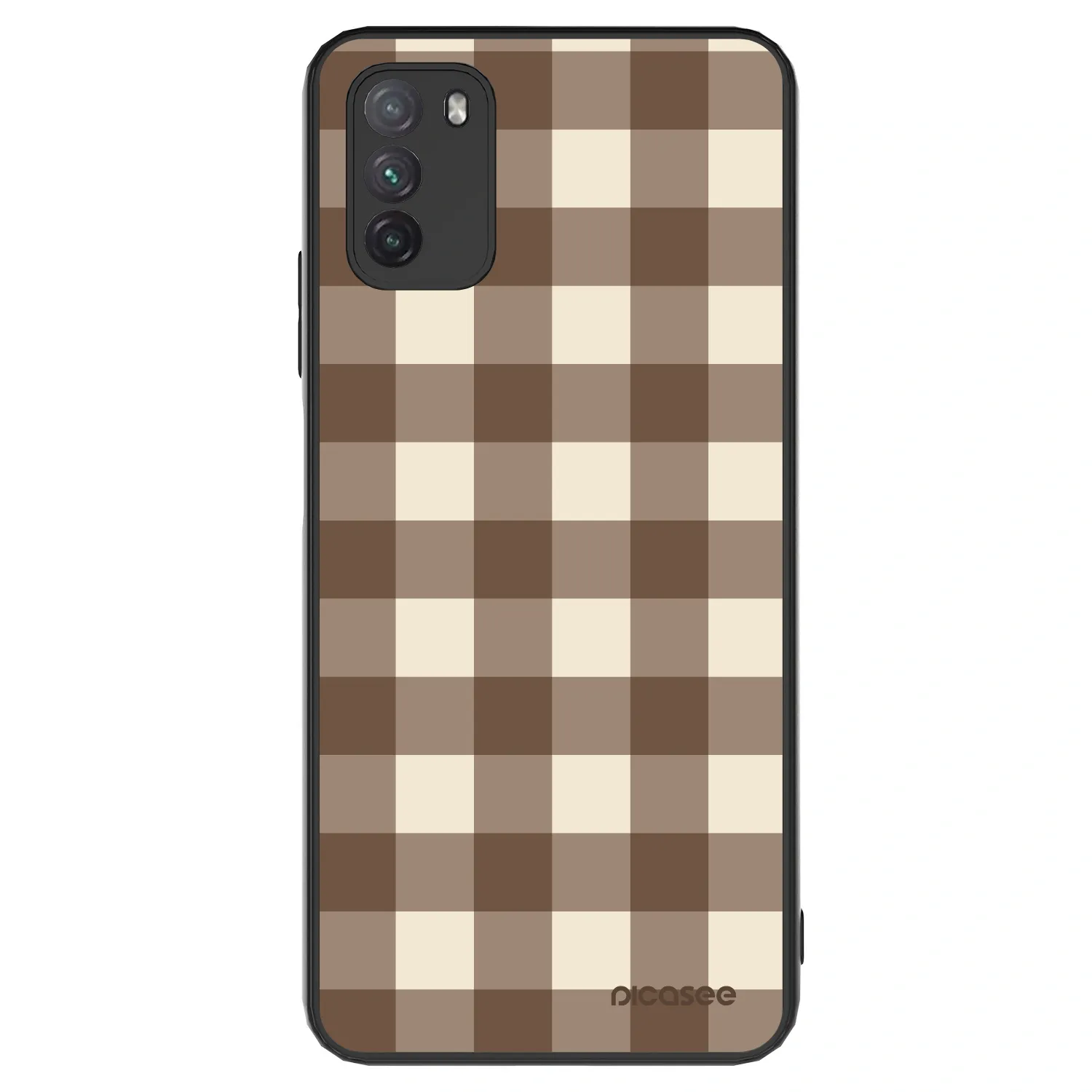 Picasee ULTIMATE CASE za Xiaomi Poco M3 - Brown grid