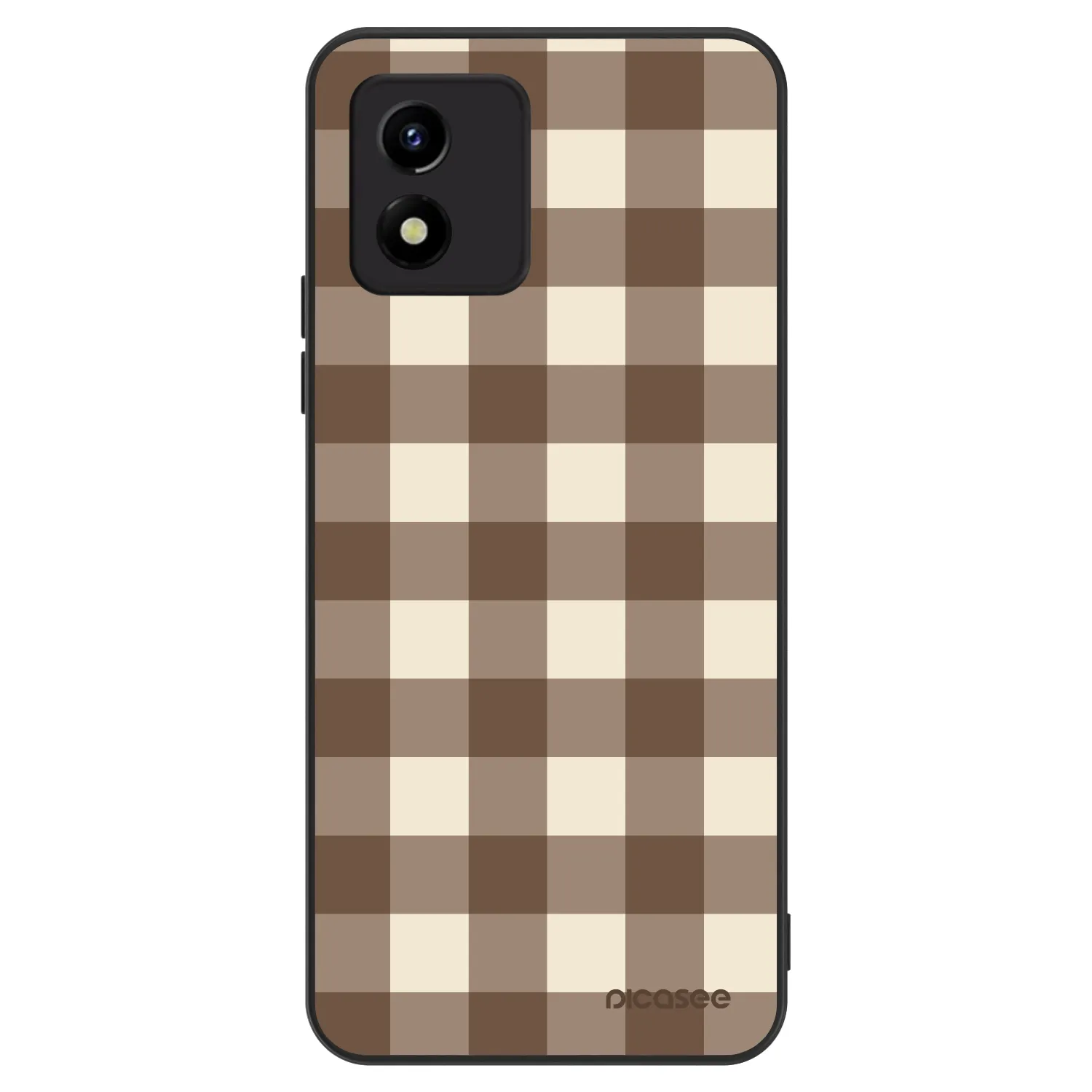 Picasee ULTIMATE CASE za Vivo Y01 - Brown grid
