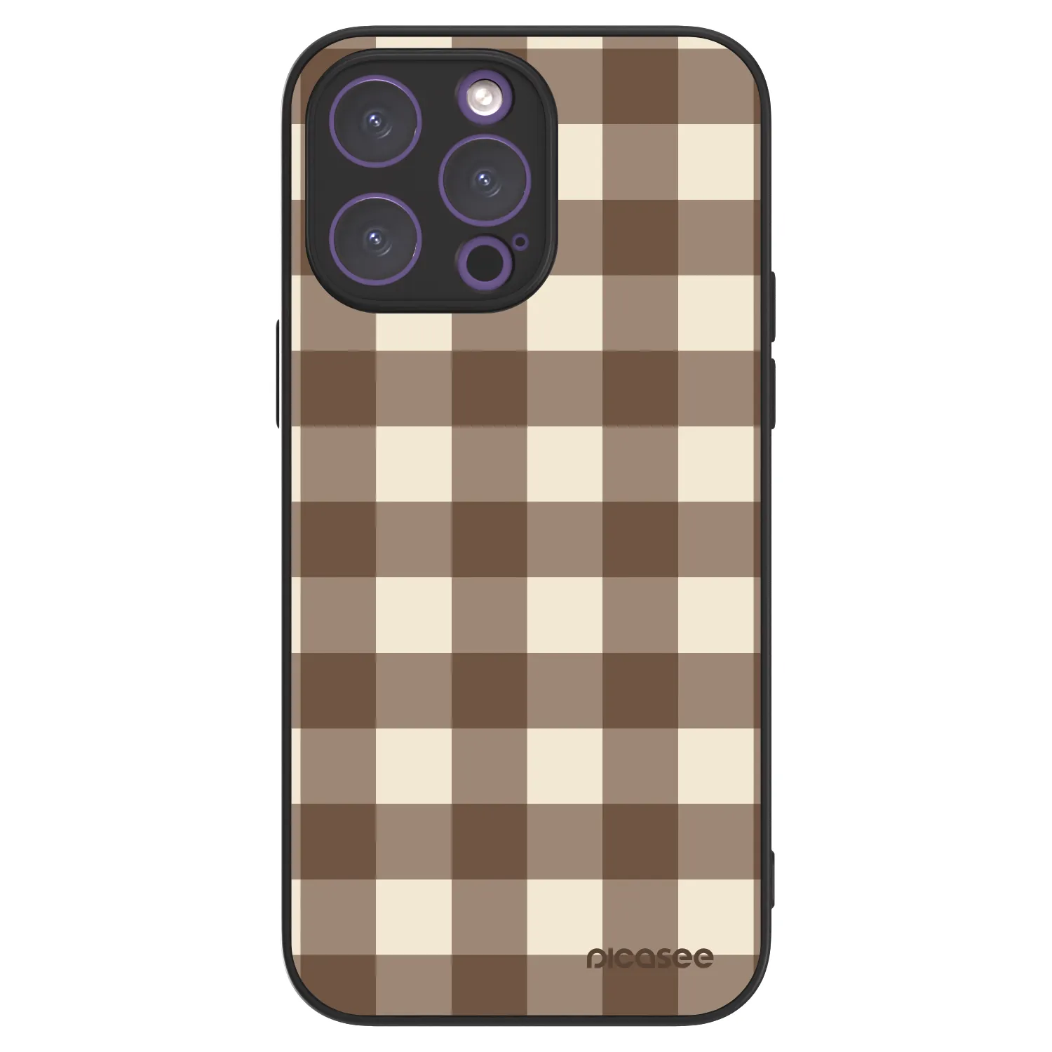 Picasee ULTIMATE CASE za Apple iPhone 14 Pro Max - Brown grid