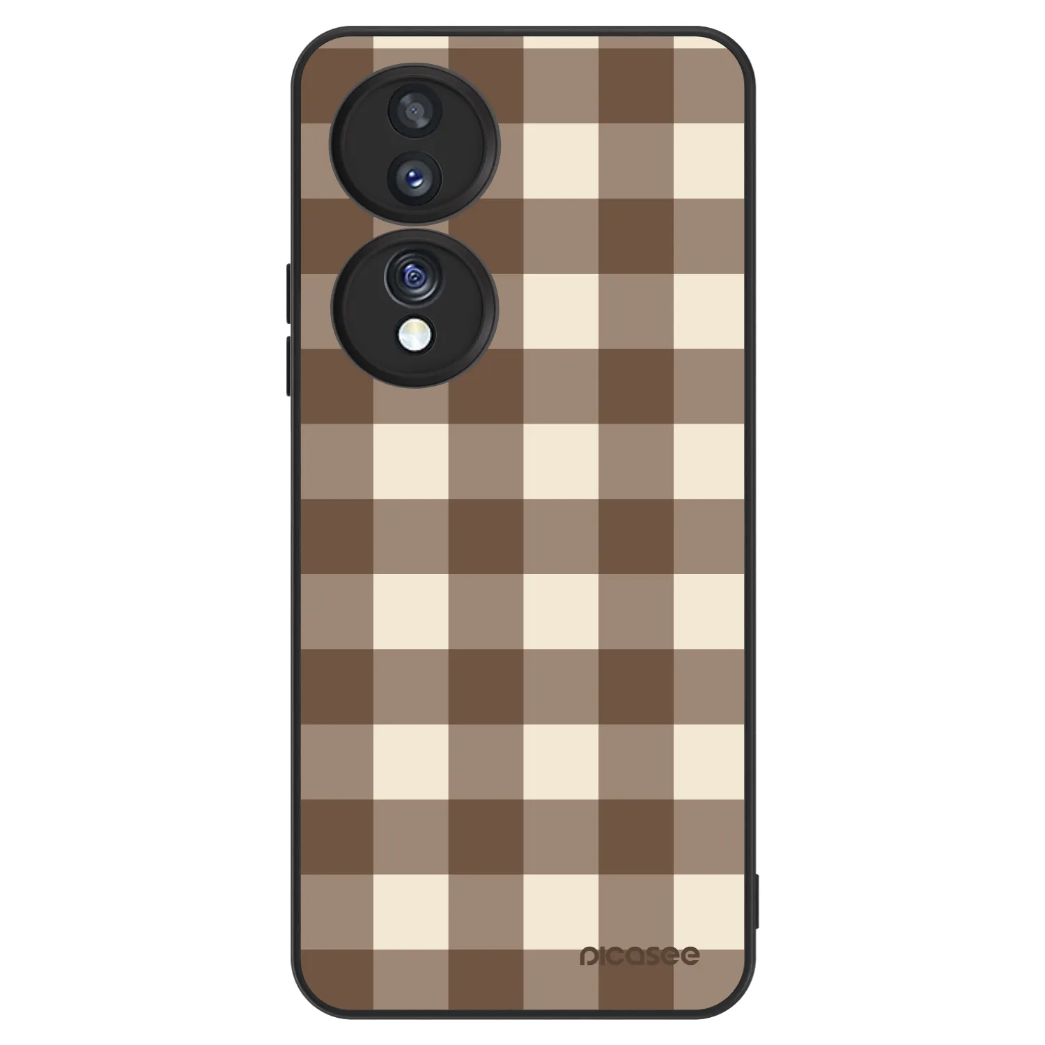Picasee ULTIMATE CASE za Honor 70 - Brown grid