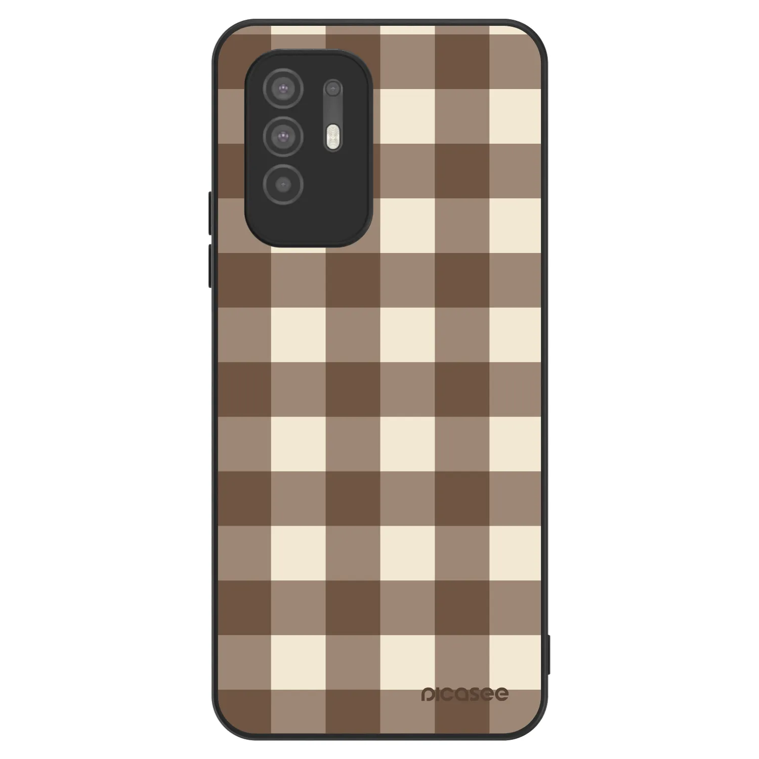 Picasee ULTIMATE CASE za OPPO A94 5G - Brown grid