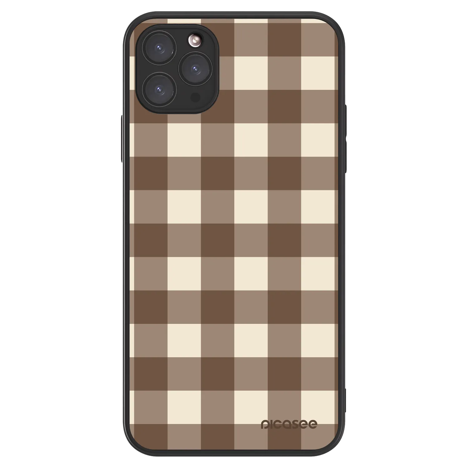 Picasee ULTIMATE CASE MagSafe za Apple iPhone 11 Pro Max - Brown grid