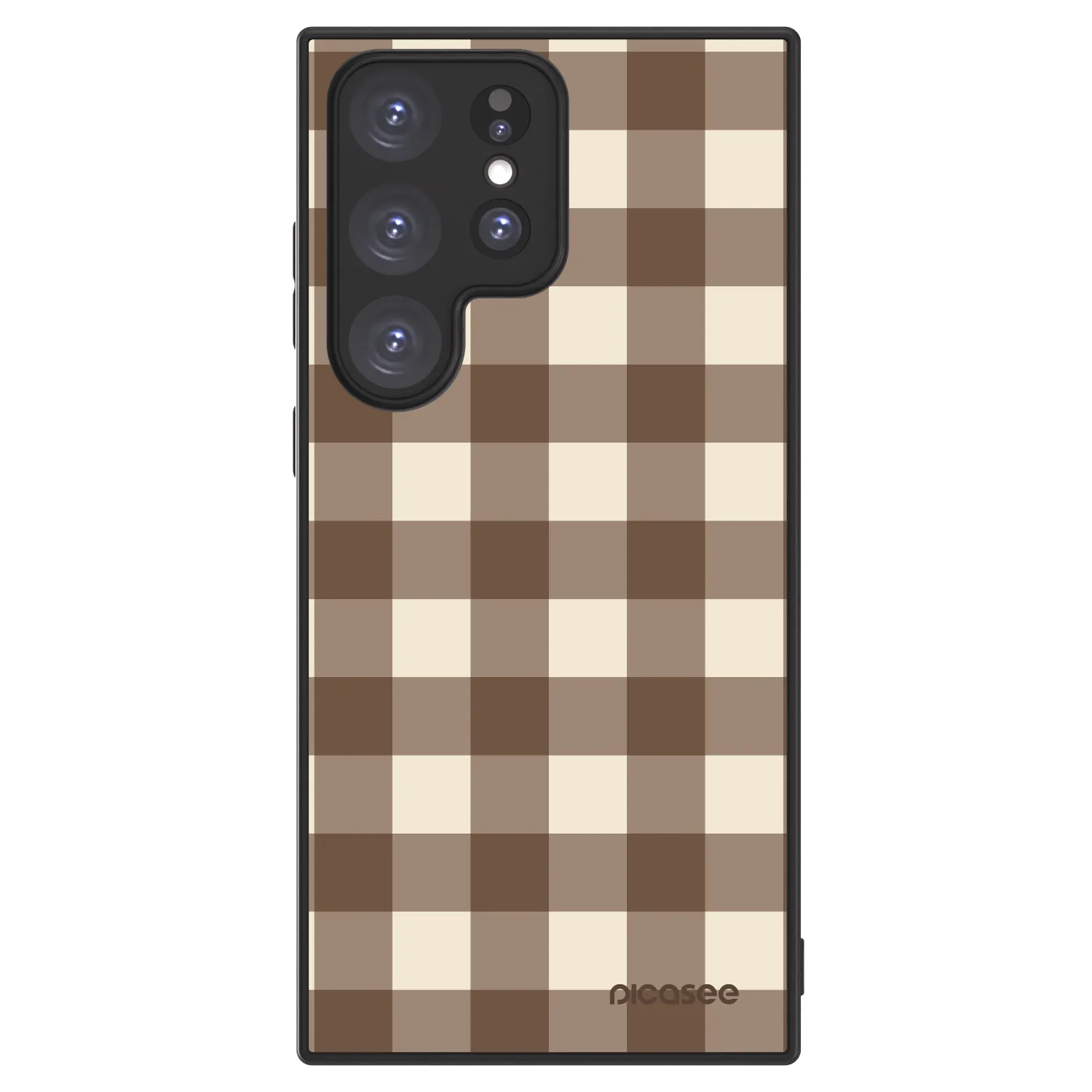 Picasee ULTIMATE CASE za Samsung Galaxy S23 Ultra 5G - Brown grid