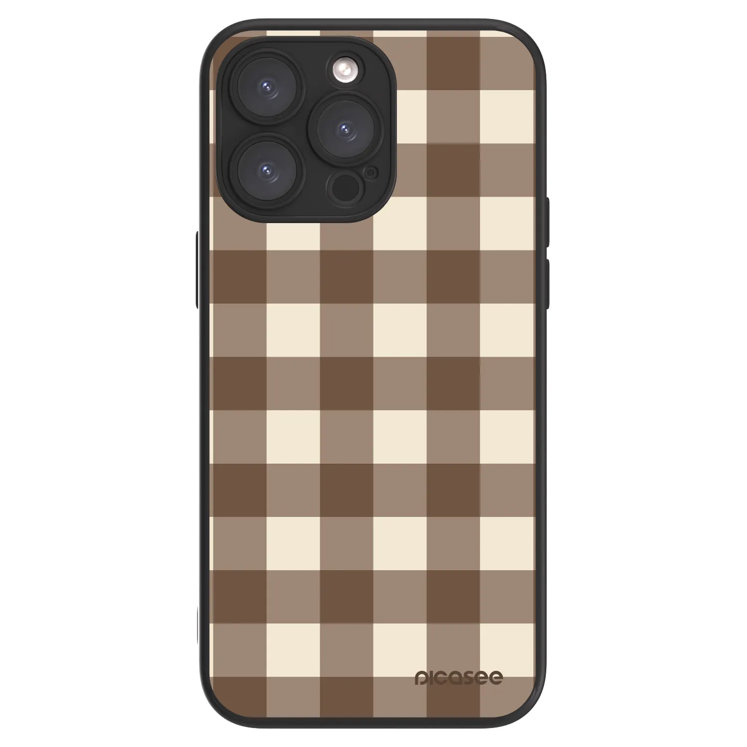 Picasee ULTIMATE CASE MagSafe za Apple iPhone 15 Pro Max - Brown grid