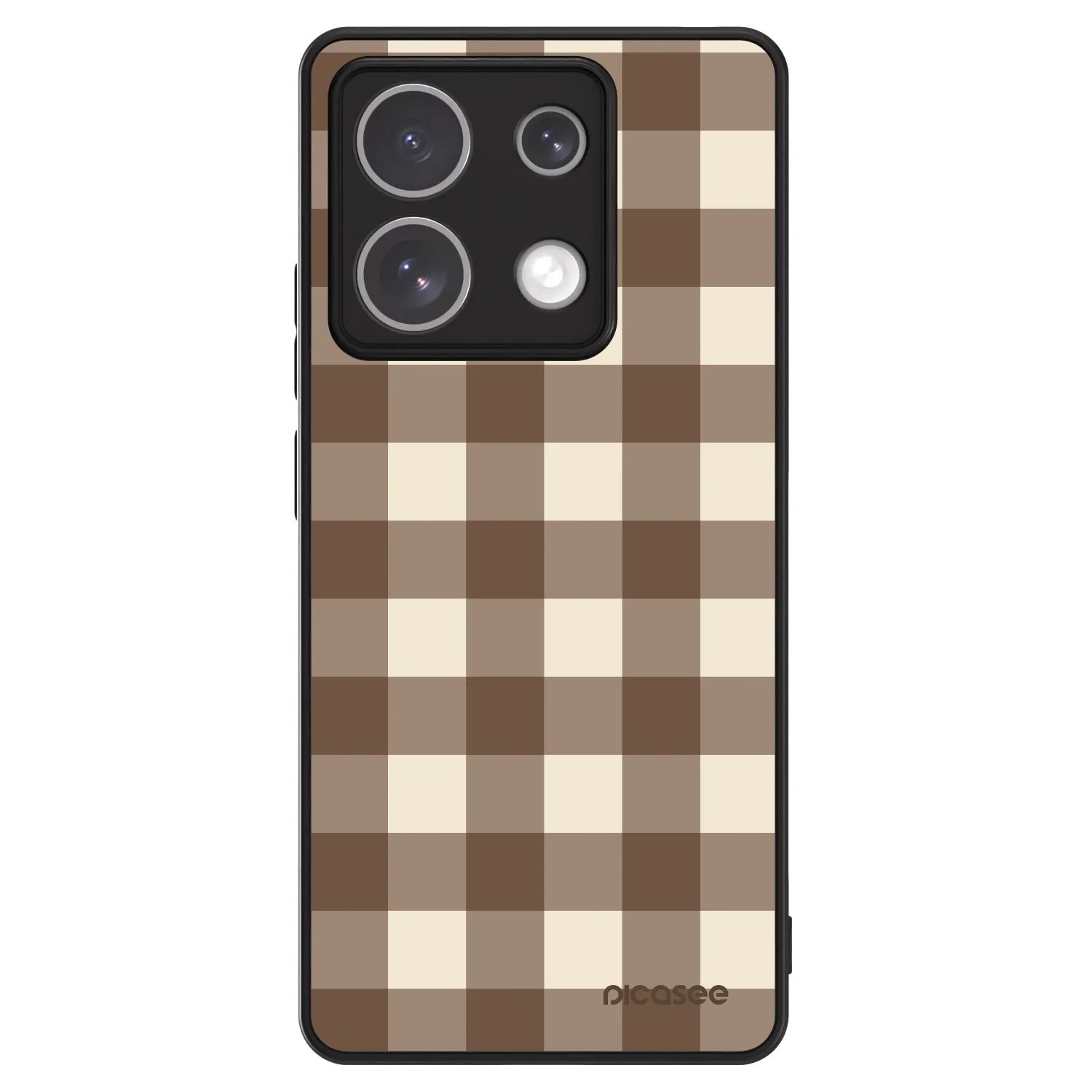 Picasee ULTIMATE CASE za Xiaomi Redmi Note 13 5G - Brown grid