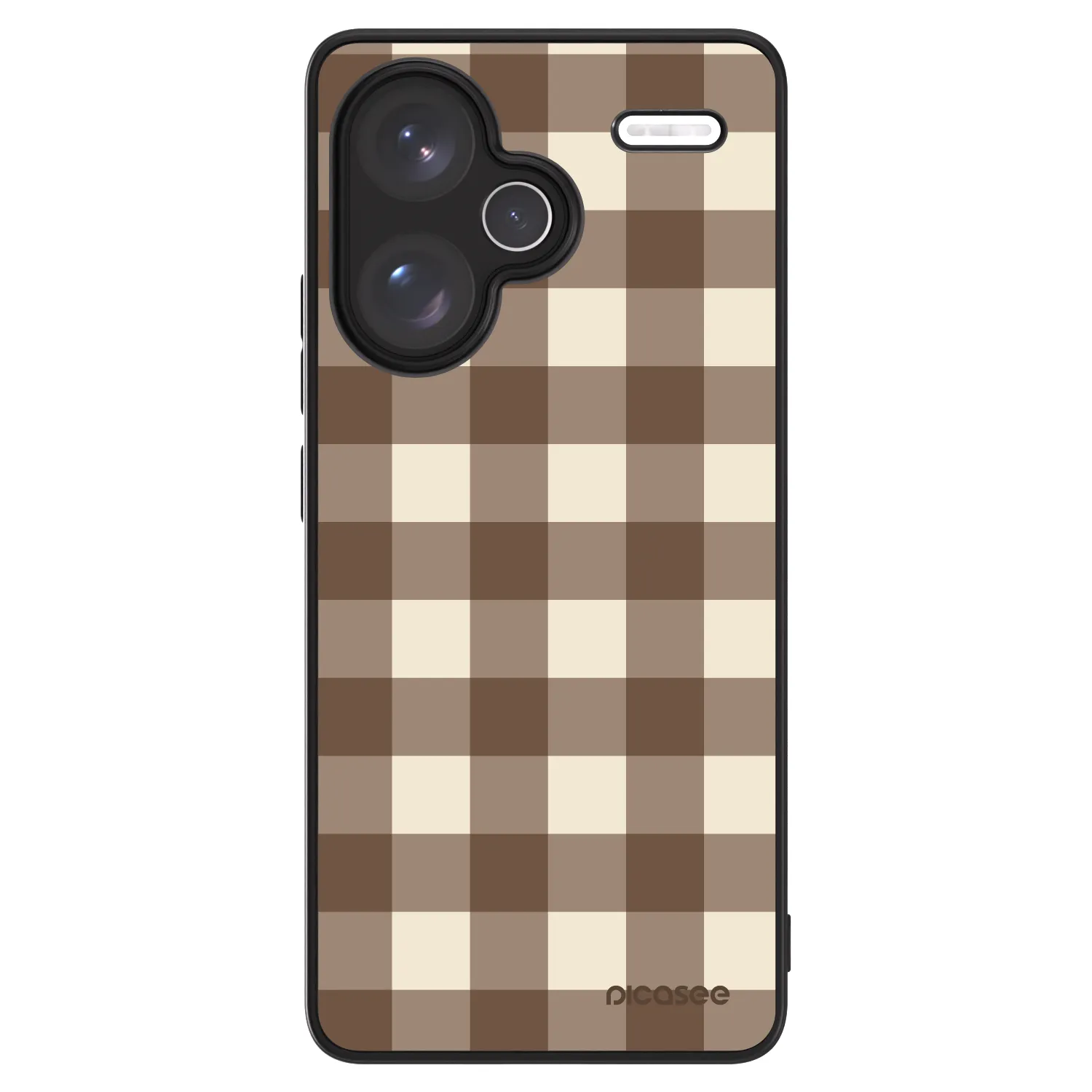 Picasee ULTIMATE CASE za Xiaomi Redmi Note 13 Pro+ 5G - Brown grid