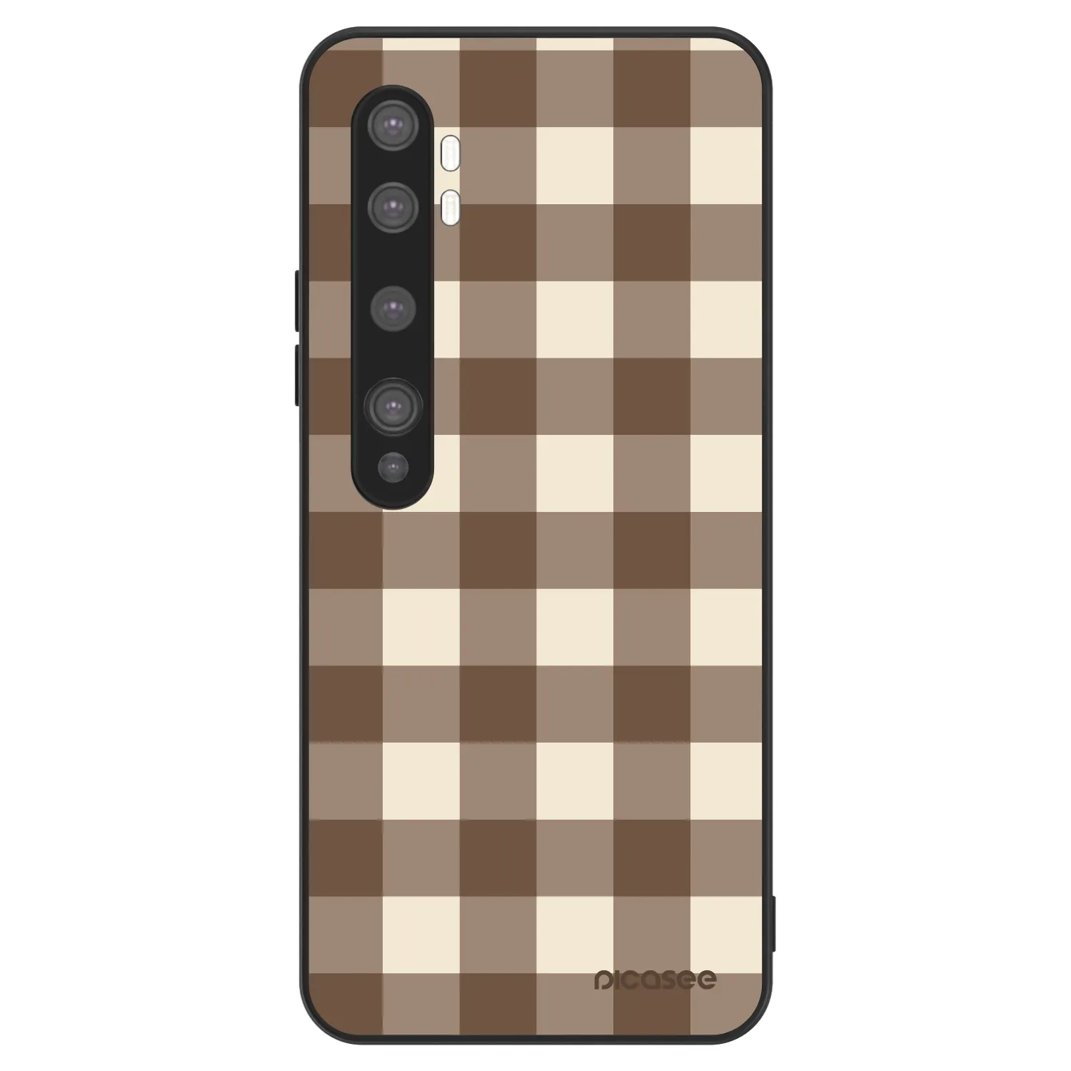 Picasee ULTIMATE CASE za Xiaomi Mi Note 10 (Pro) - Brown grid