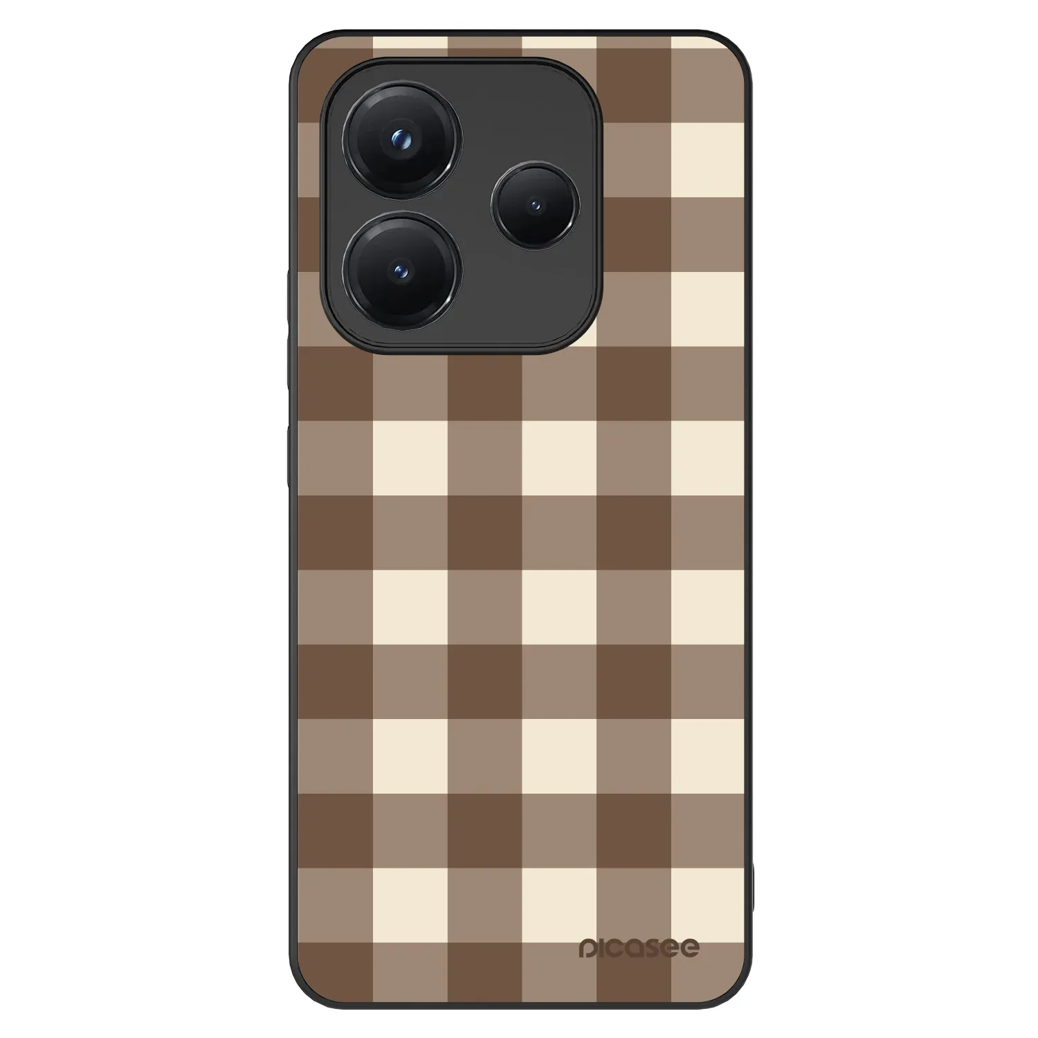 Picasee ULTIMATE CASE za Xiaomi Redmi Note 14 5G - Brown grid