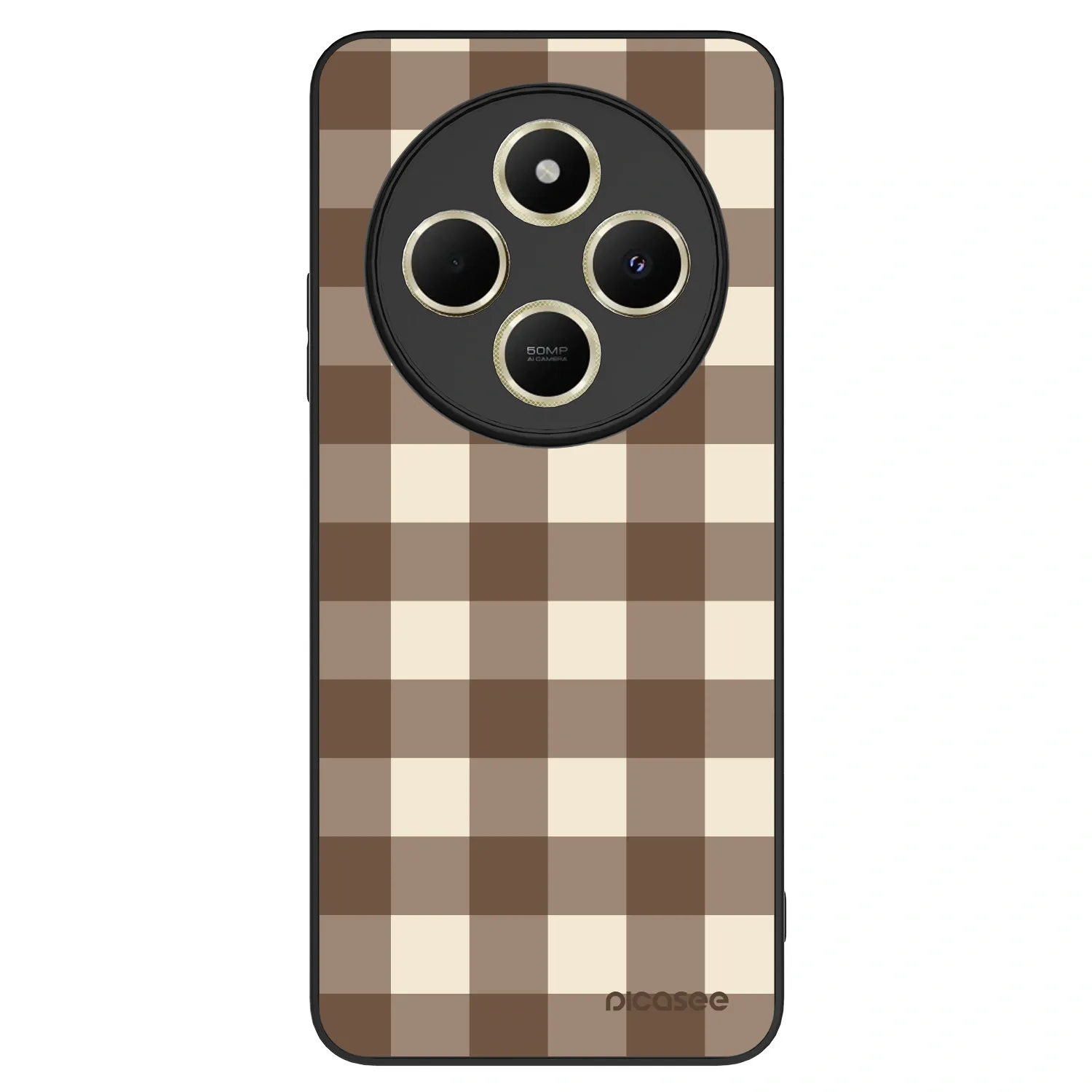 Picasee ULTIMATE CASE za Xiaomi Redmi 14C - Brown grid