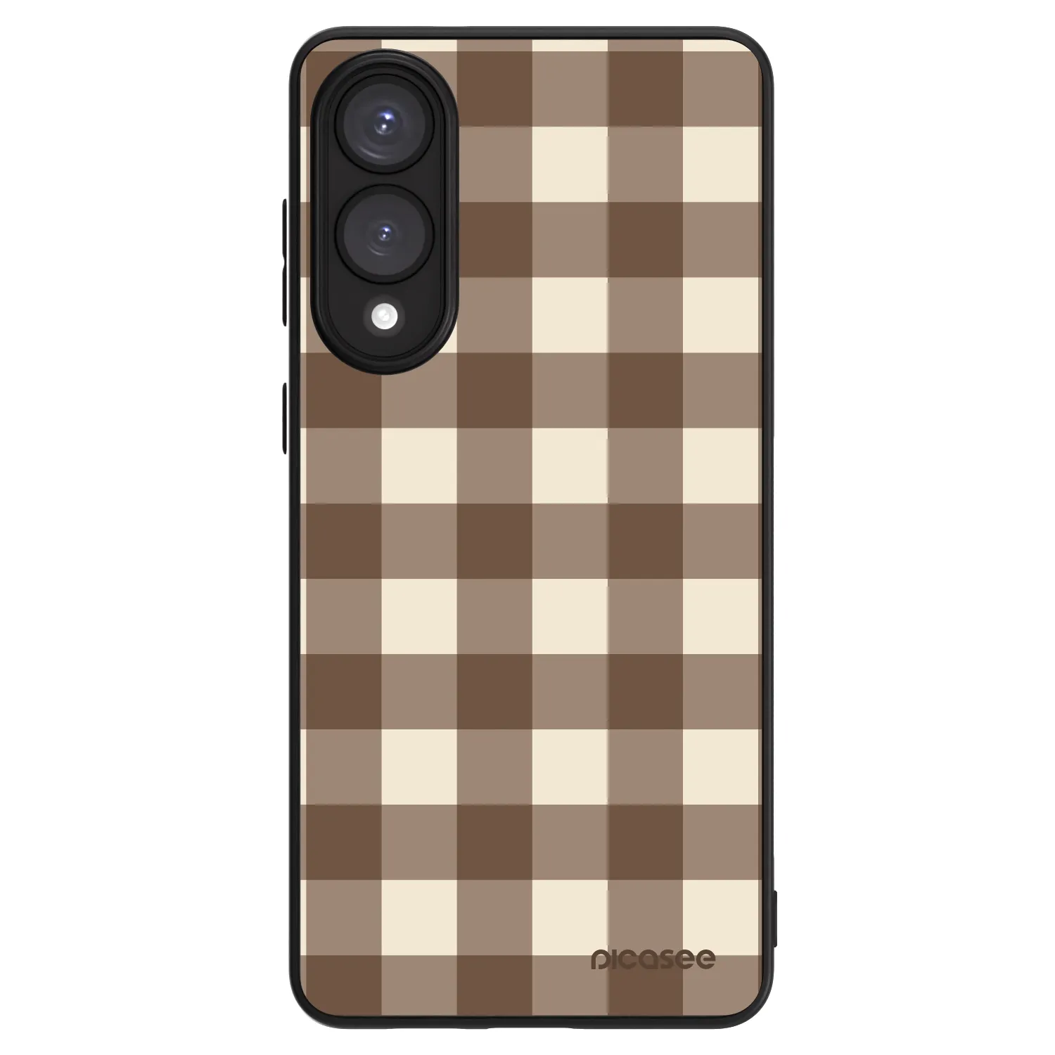 Picasee ULTIMATE CASE PowerShare za Samsung Galaxy S25 Edge 5G - Brown grid