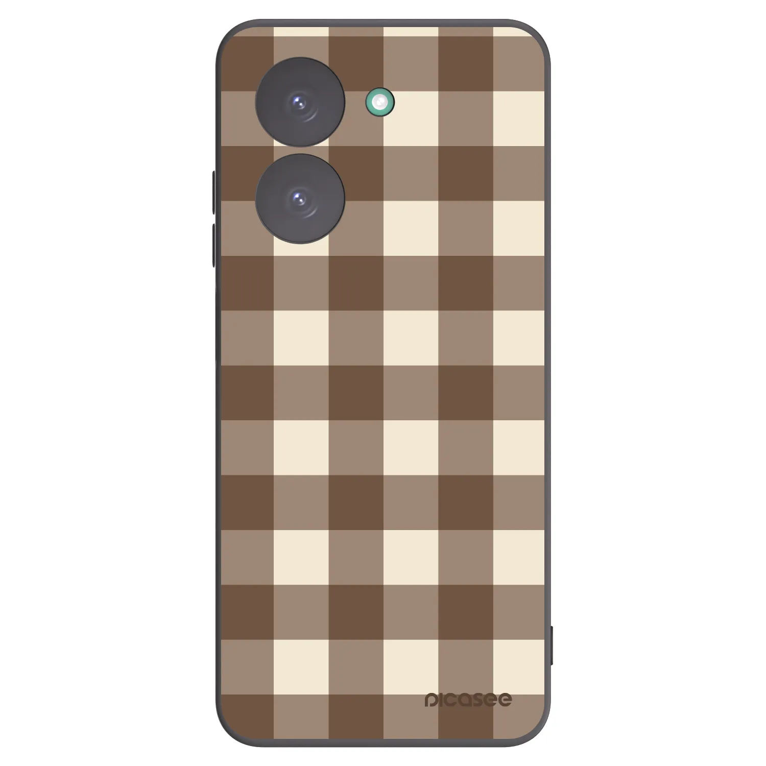 Picasee silikonski črni ovitek za Xiaomi Redmi A5 - Brown grid