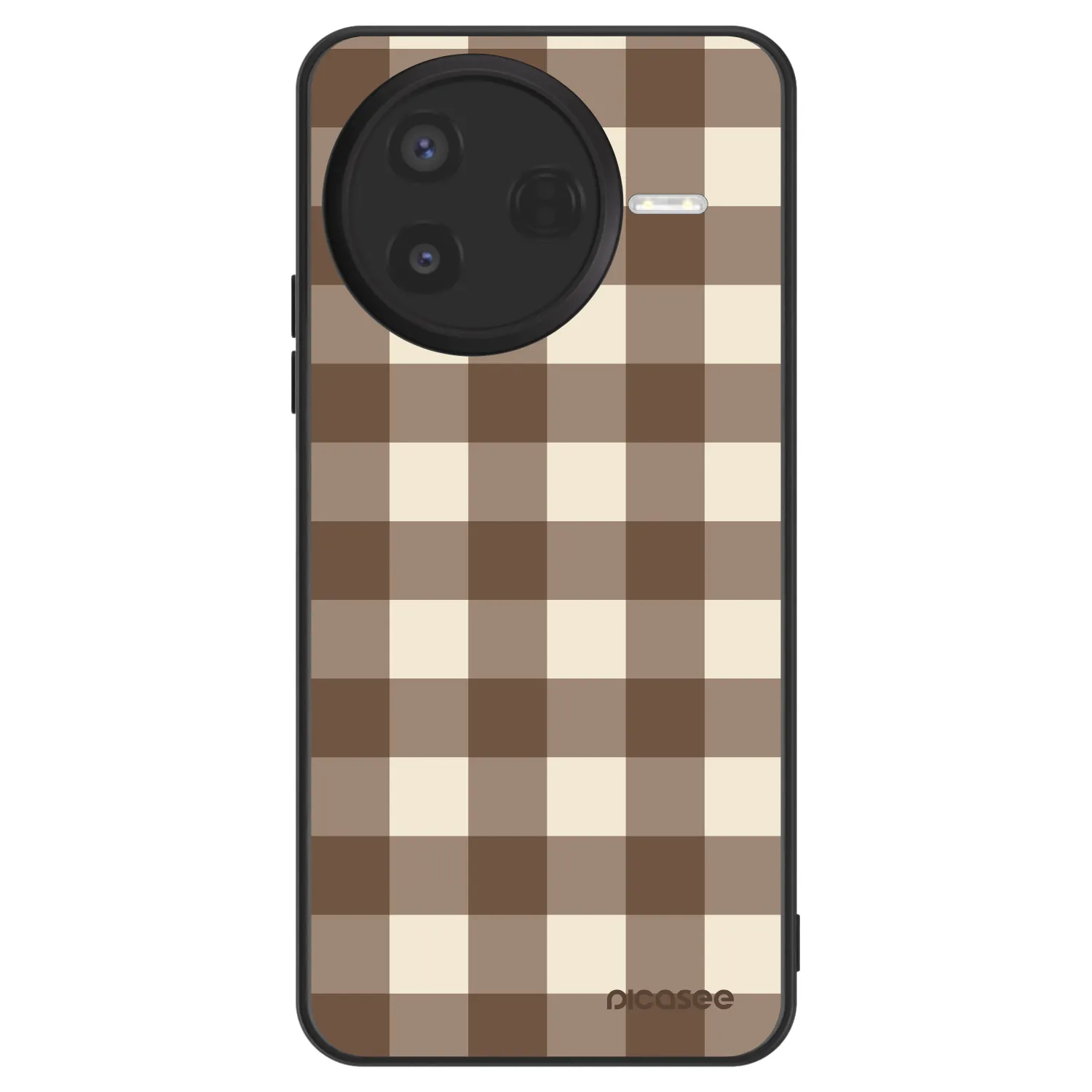 Picasee ULTIMATE CASE za Xiaomi Poco F7 Pro 5G - Brown grid