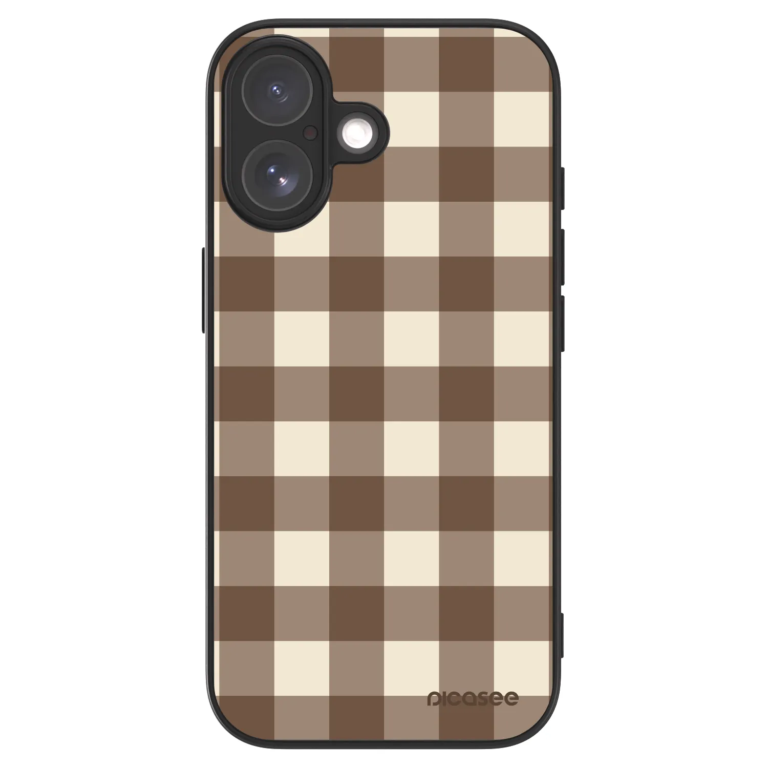 Picasee ULTIMATE CASE za Apple iPhone 17 - Brown grid