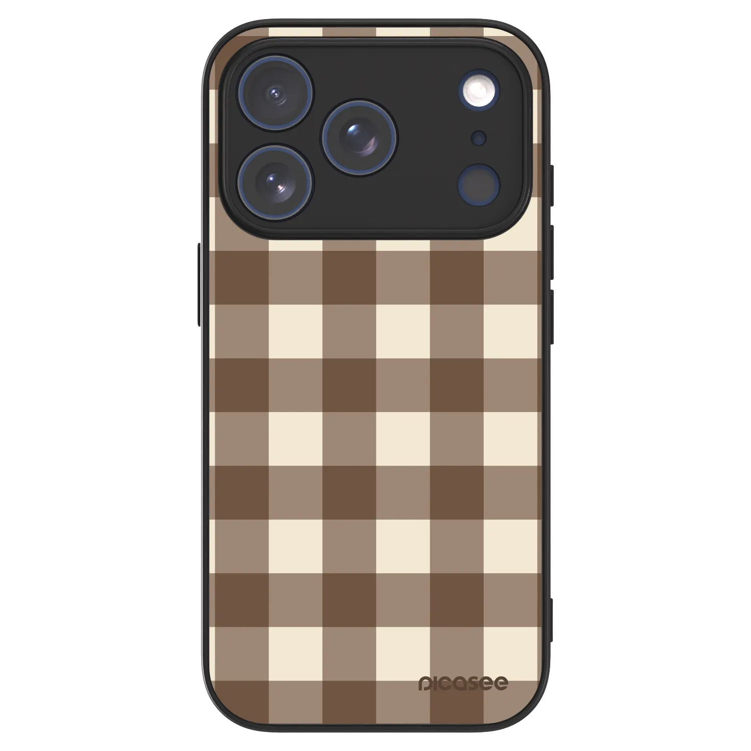 Picasee ULTIMATE CASE MagSafe za Apple iPhone 17 Pro - Brown grid
