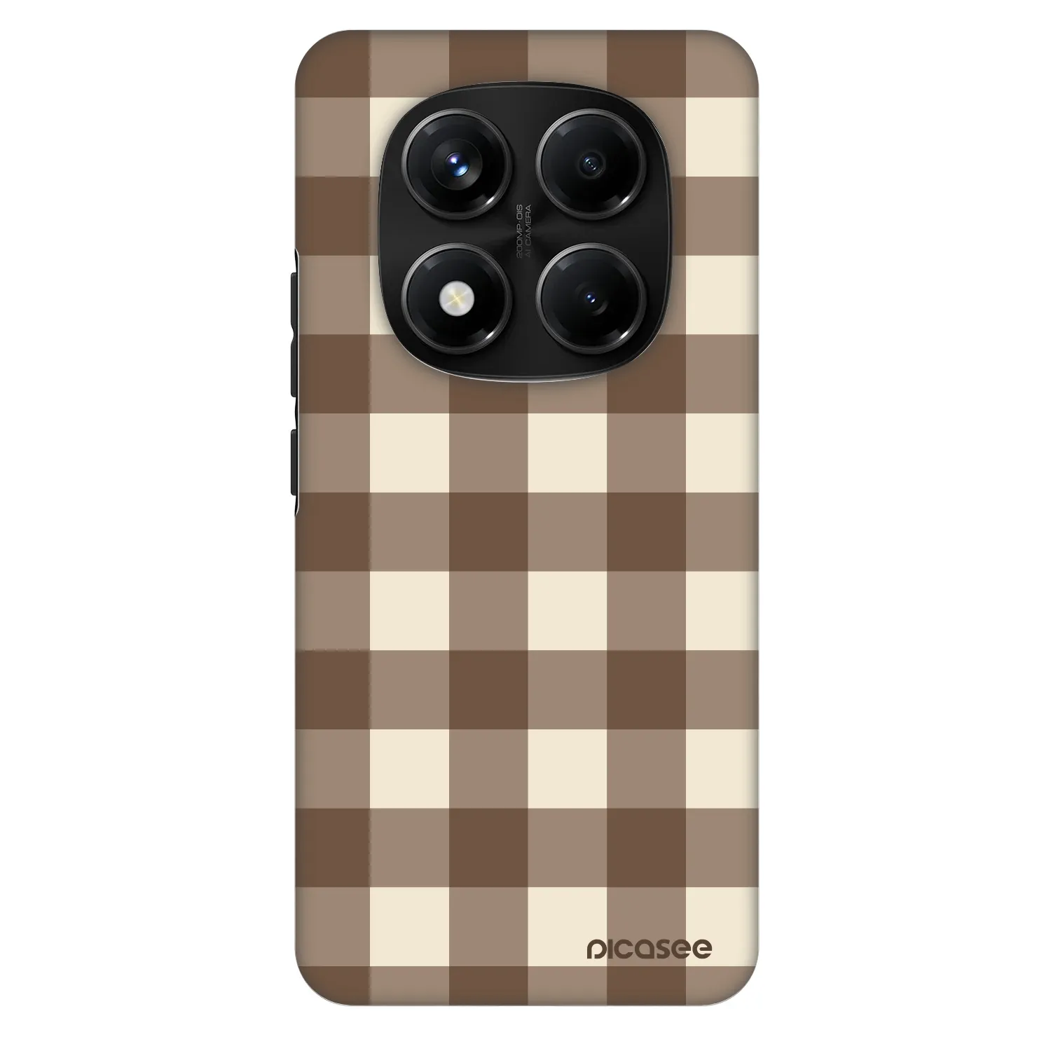 Picasee Fashion Case za Xiaomi Redmi Note 14 Pro+ 5G - Brown grid