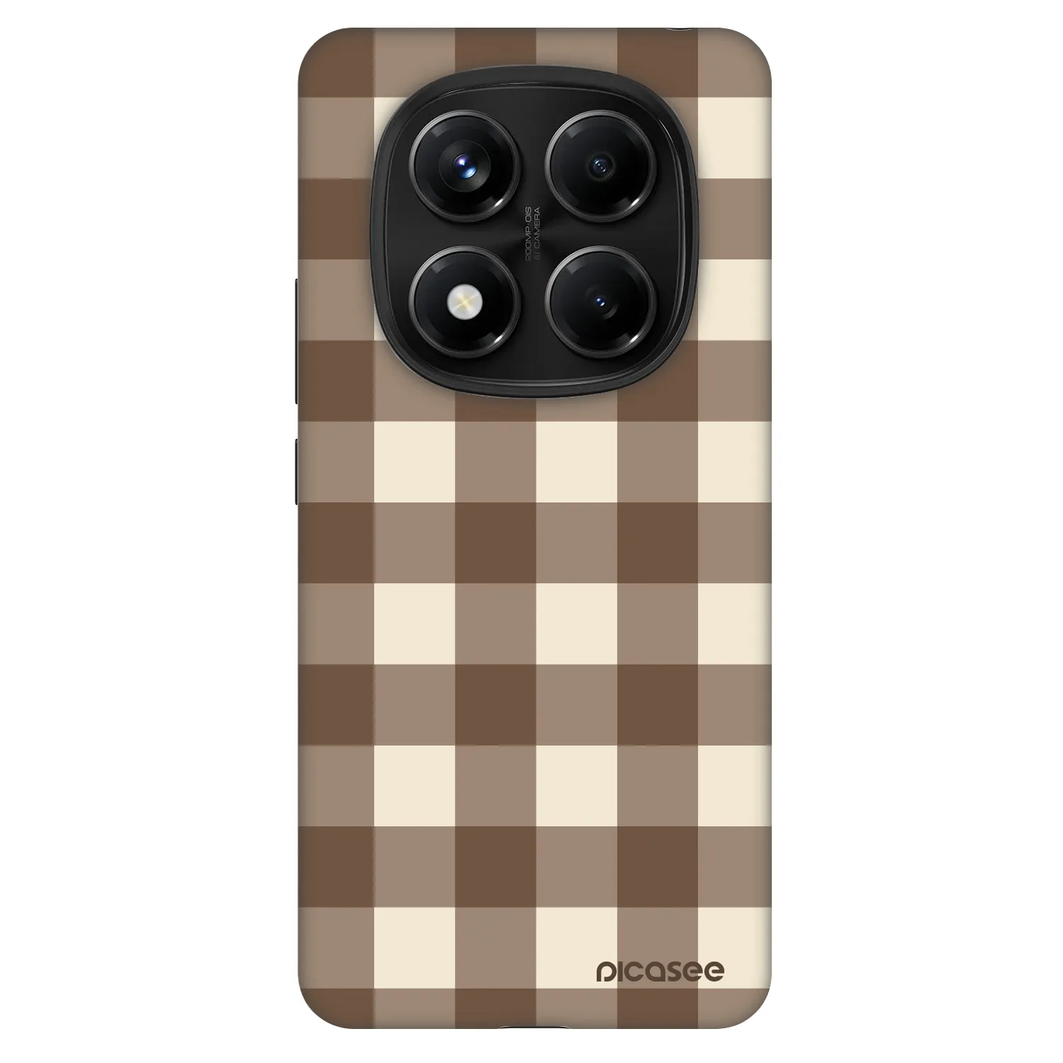 Picasee Fashion Case za Xiaomi Redmi Note 14 Pro 5G - Brown grid