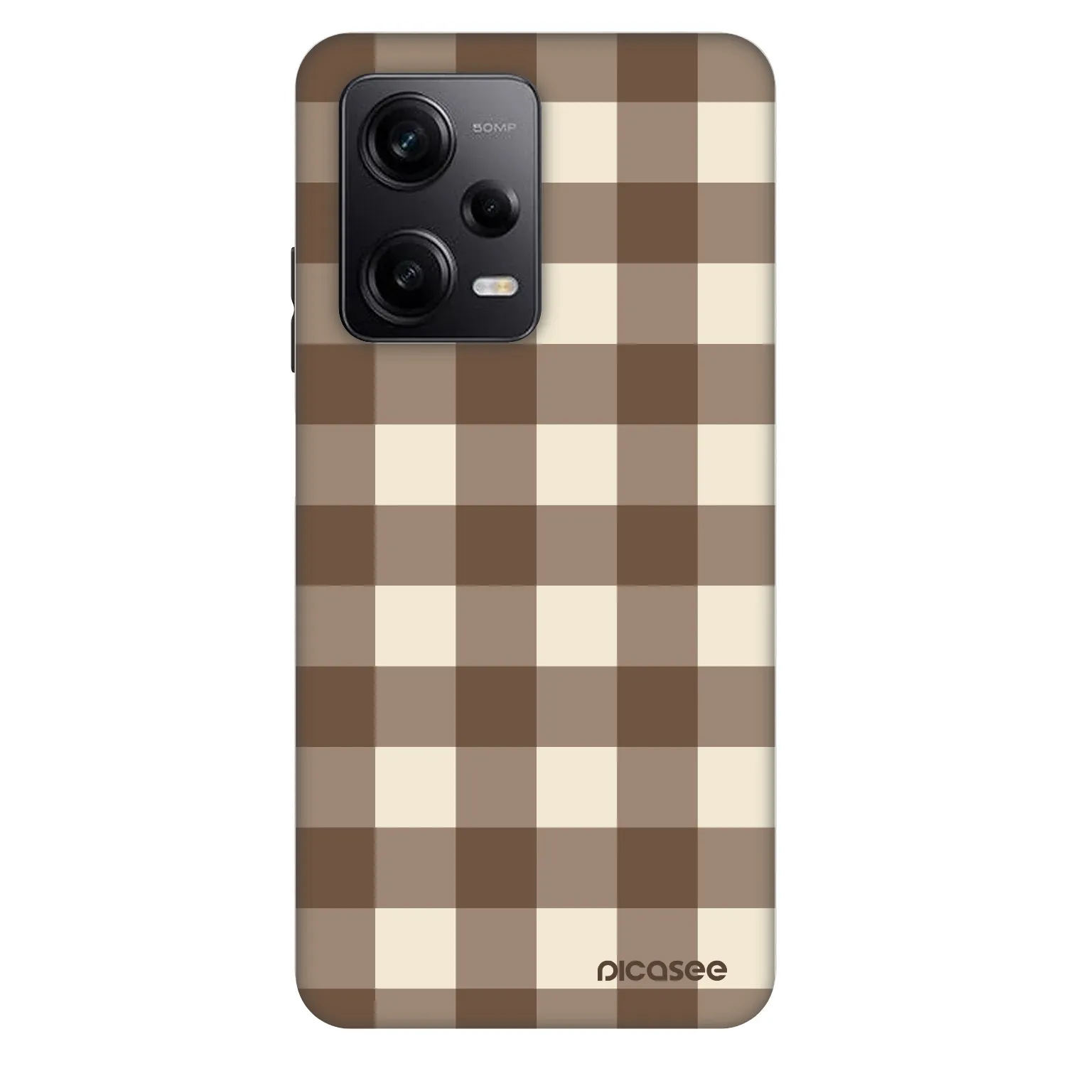 Picasee Fashion Case za Xiaomi Redmi Note 12 Pro+ 5G - Brown grid