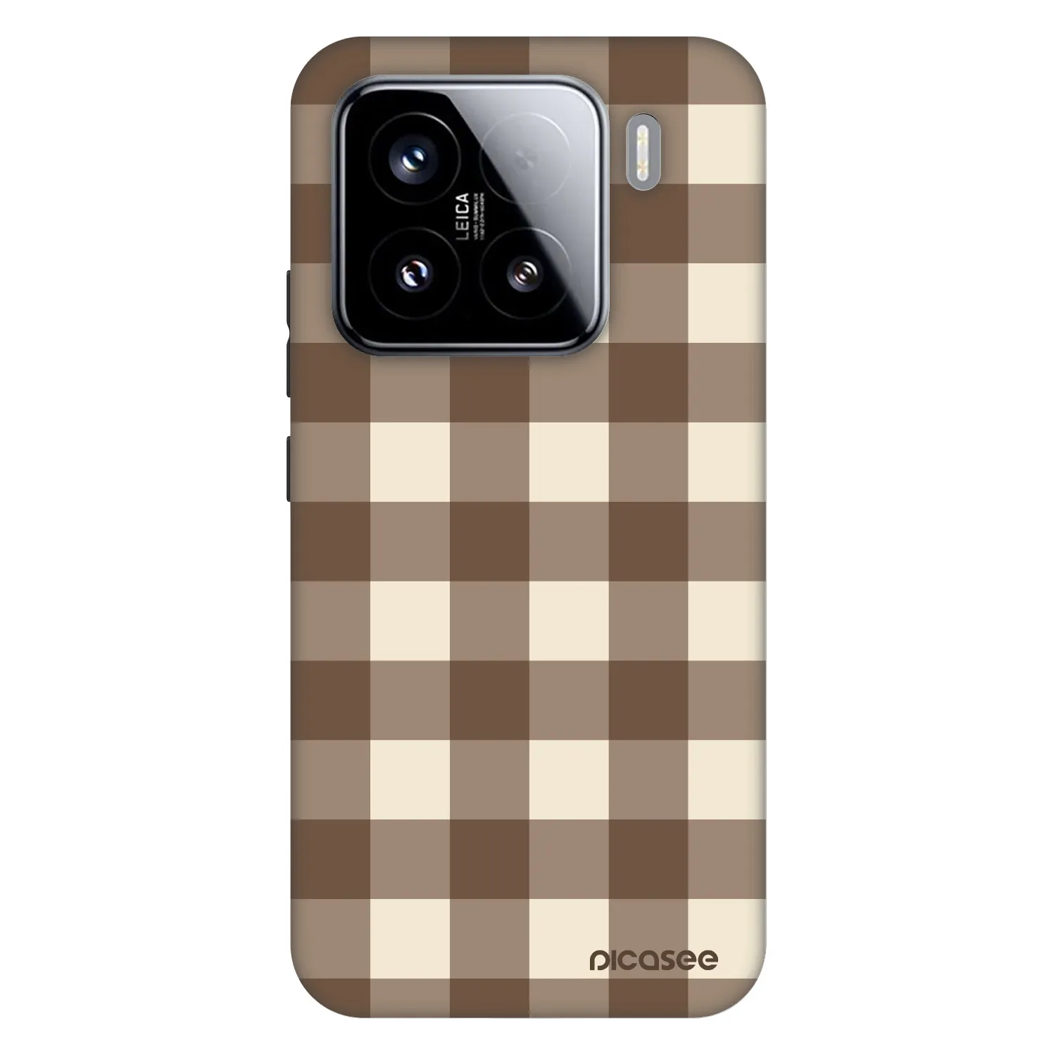 Picasee Fashion Case za Xiaomi 15 - Brown grid