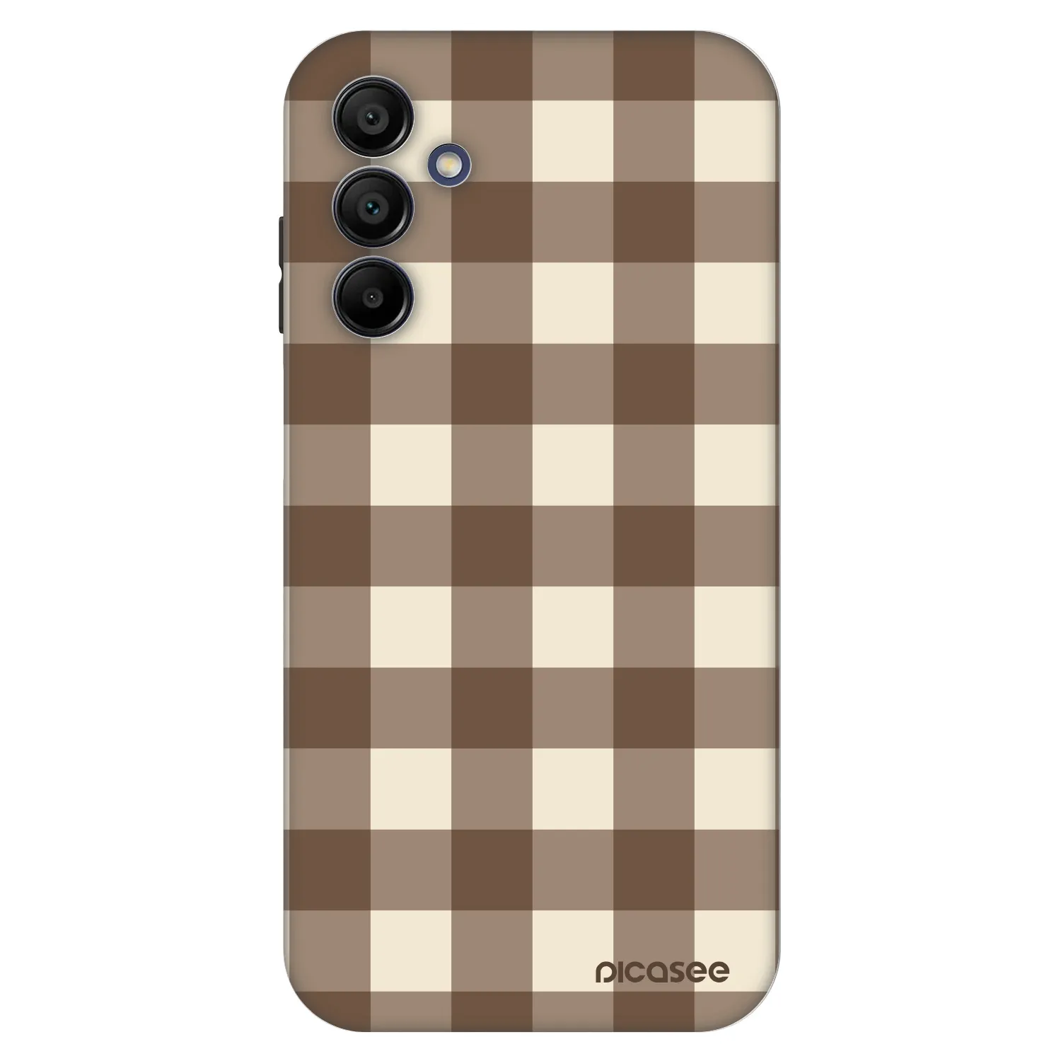 Picasee Fashion Case za Samsung Galaxy A15 A156B 5G - Brown grid
