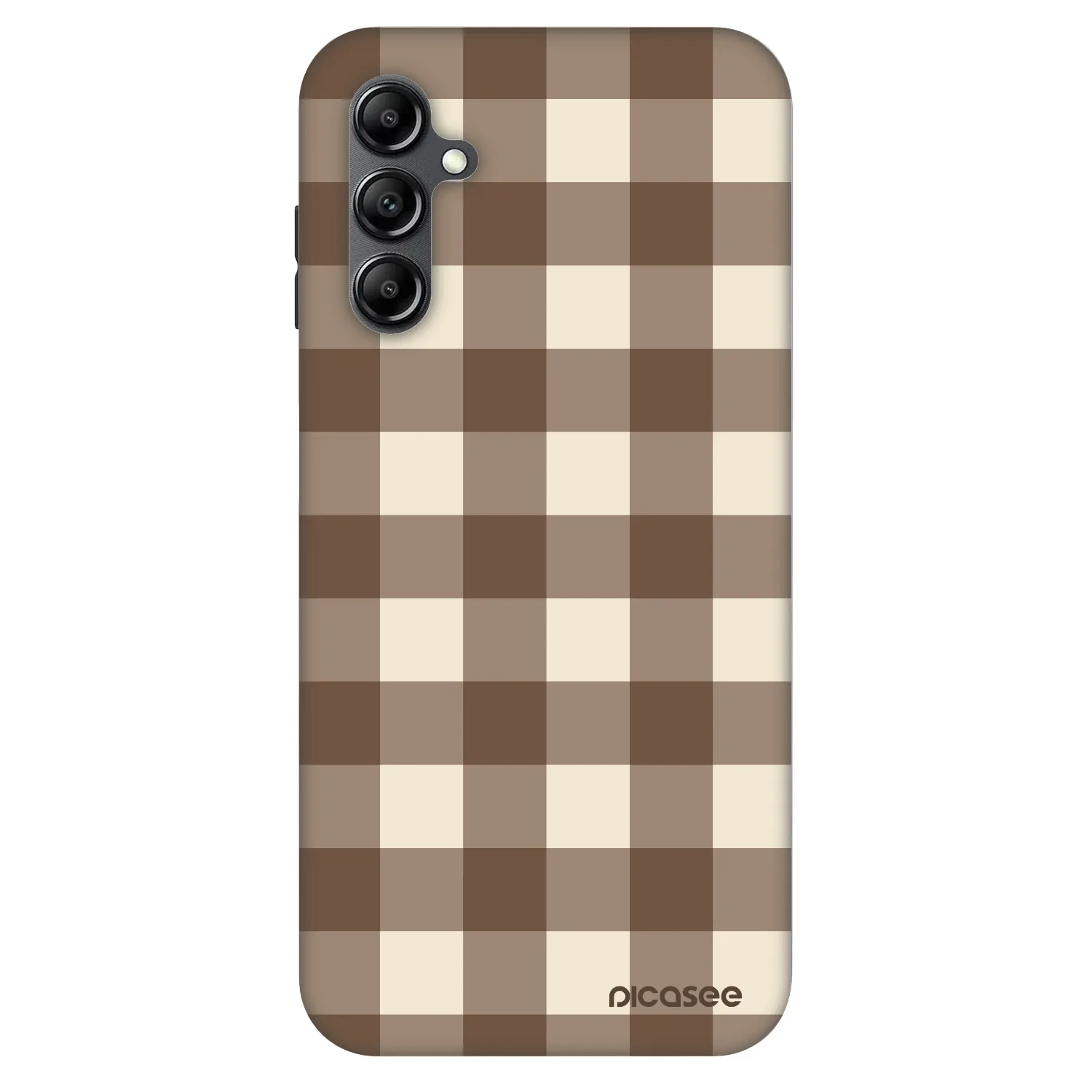 Picasee Fashion Case za Samsung Galaxy A14 5G A146P - Brown grid