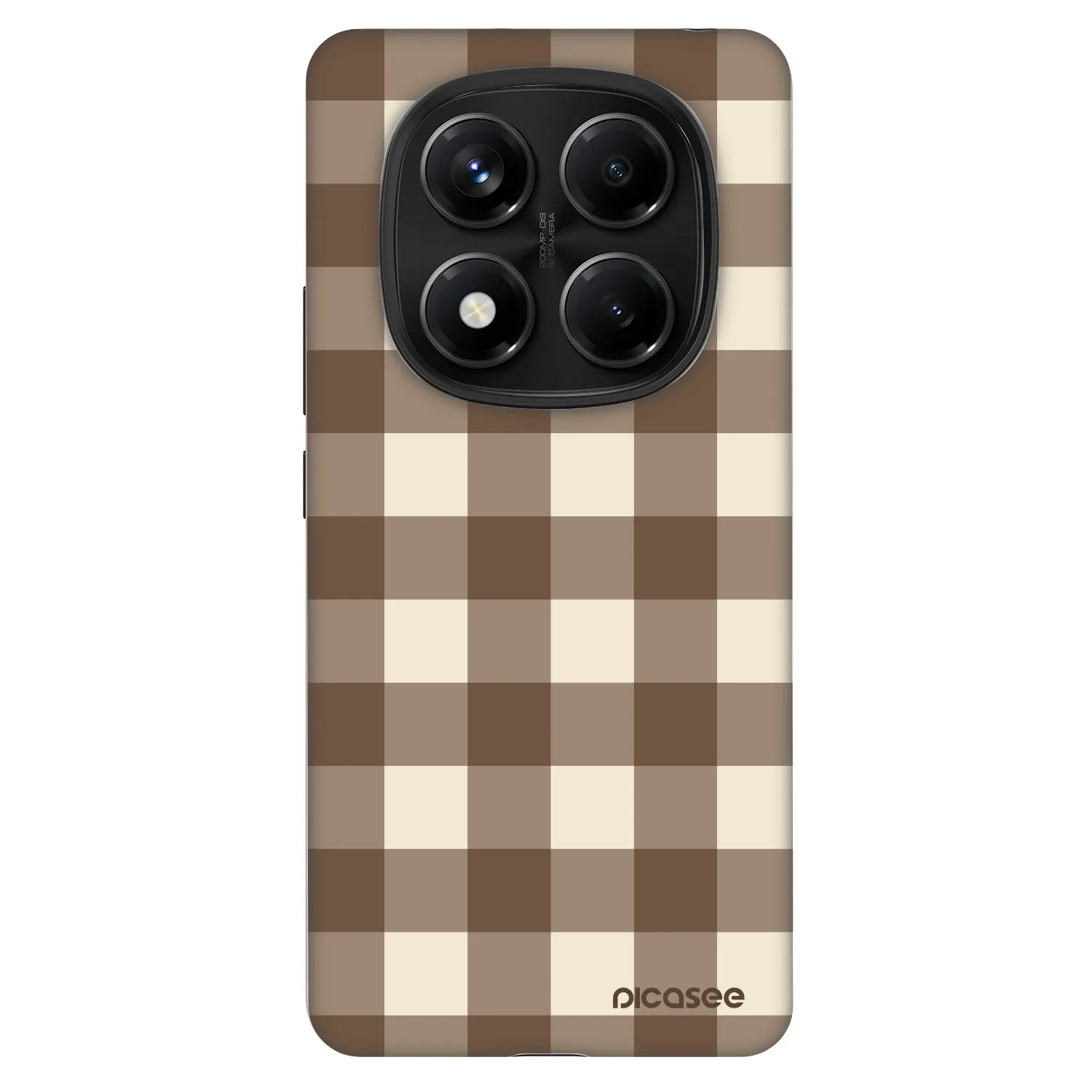 Picasee Fashion Case za Xiaomi Redmi Note 14 Pro 4G - Brown grid