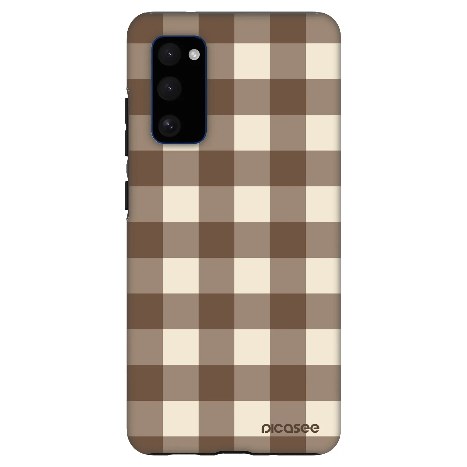 Picasee Fashion Case za Samsung Galaxy S20 FE - Brown grid