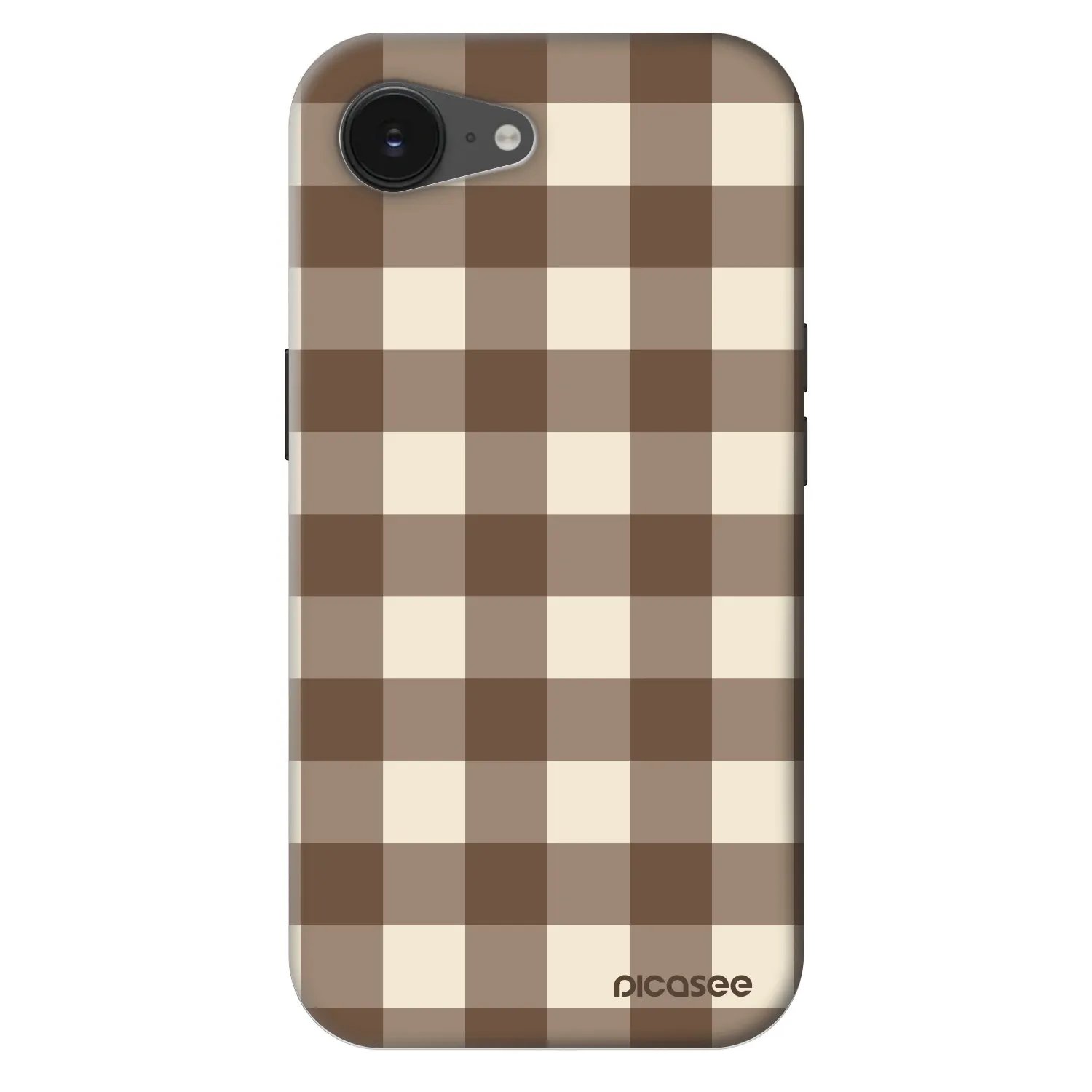 Picasee Fashion Case MagSafe za Apple iPhone 17e - Brown grid