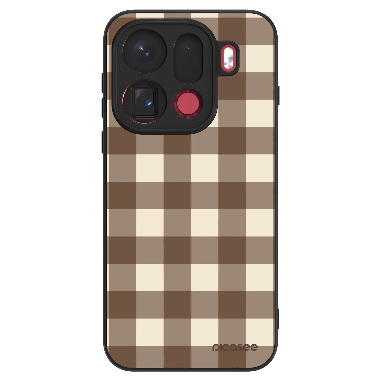 Picasee ULTIMATE CASE za OPPO Find X9 Pro - Brown grid