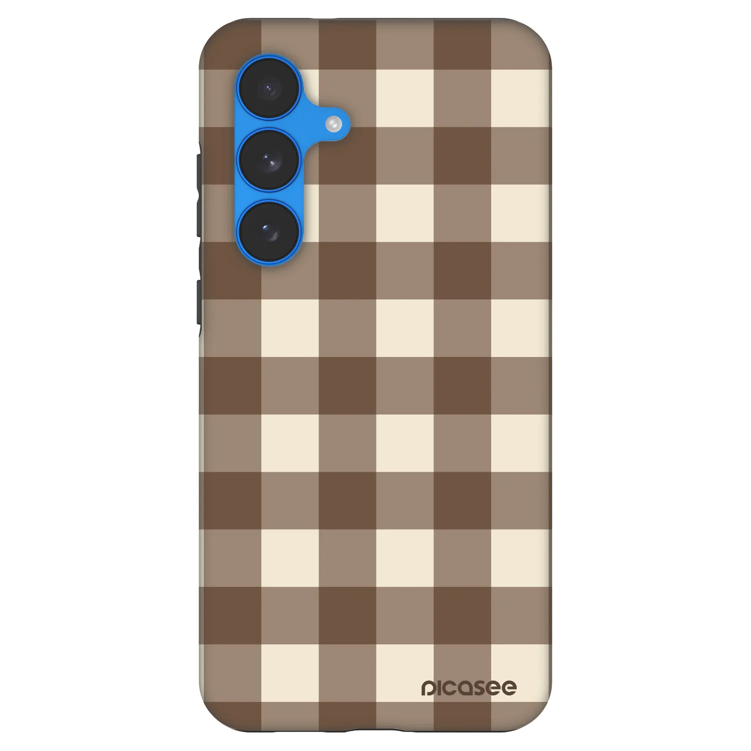 Picasee Fashion Case za Samsung Galaxy S25 FE 5G - Brown grid