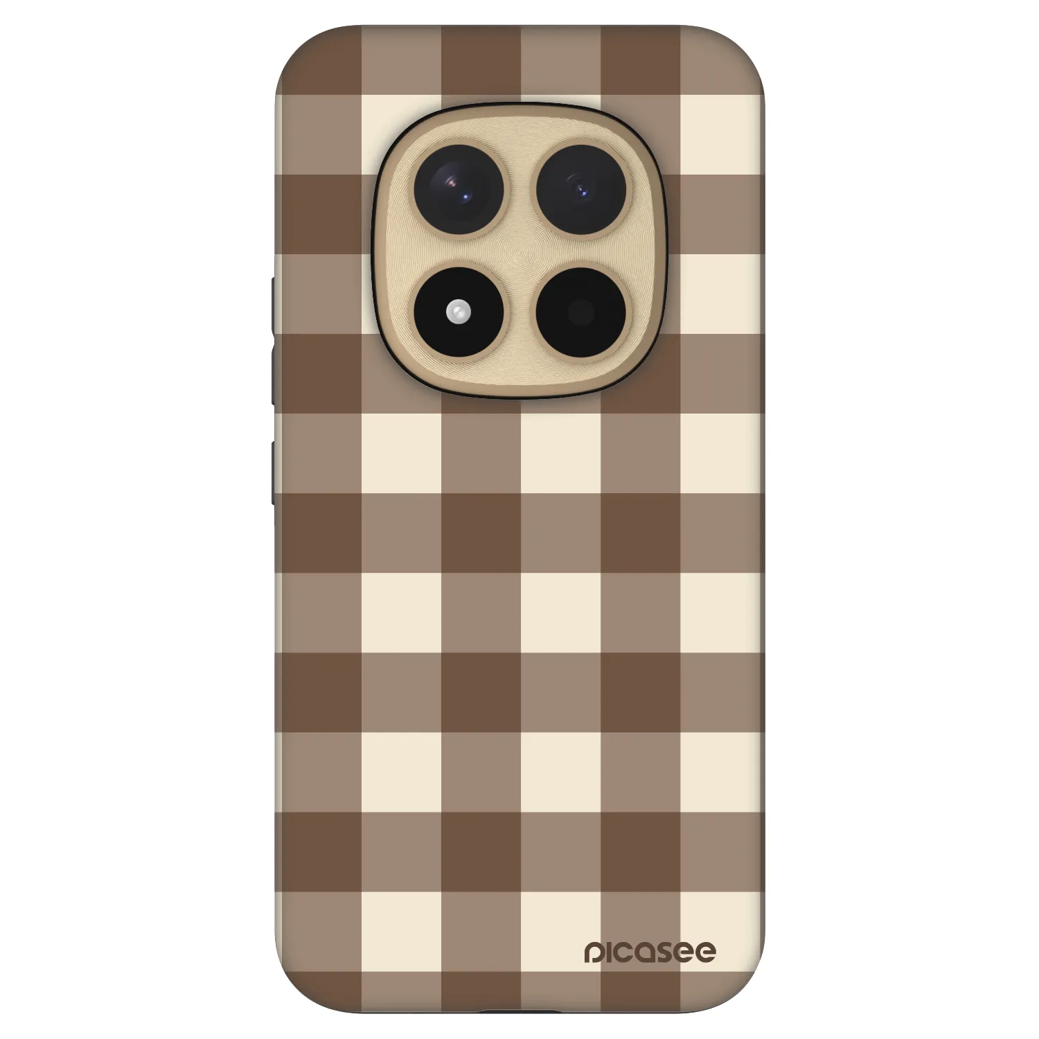 Picasee Fashion Case za Xiaomi Redmi Note 15 Pro+ - Brown grid