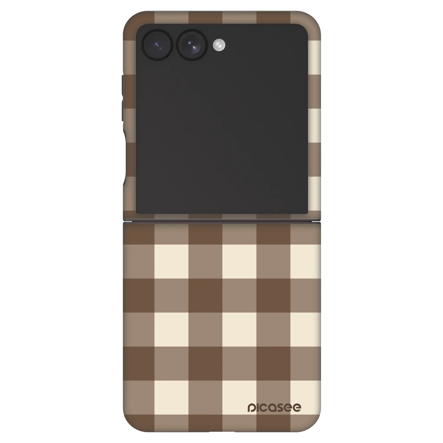 Picasee Fashion Case za Samsung Galaxy Z Flip7 5G - Brown grid