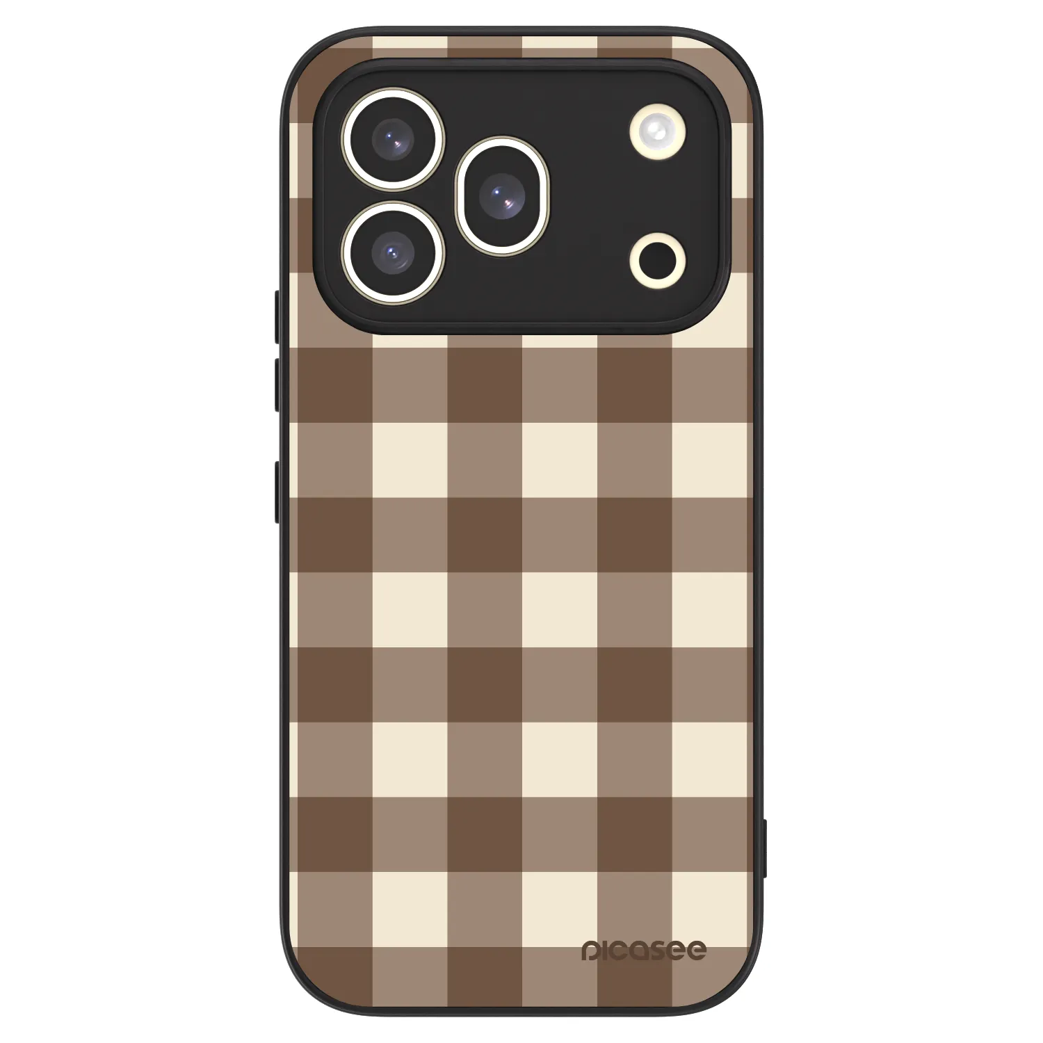Picasee ULTIMATE CASE za Honor 600 Pro - Brown grid