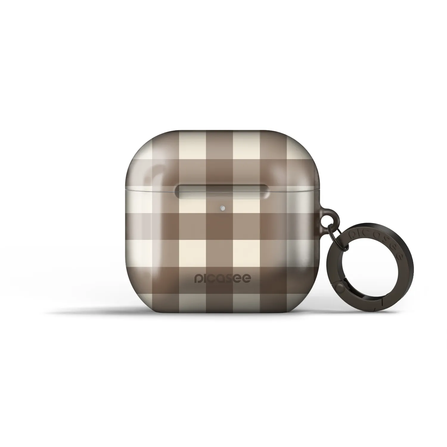 Picasee Obal pro Apple AirPods 5 - Brown grid